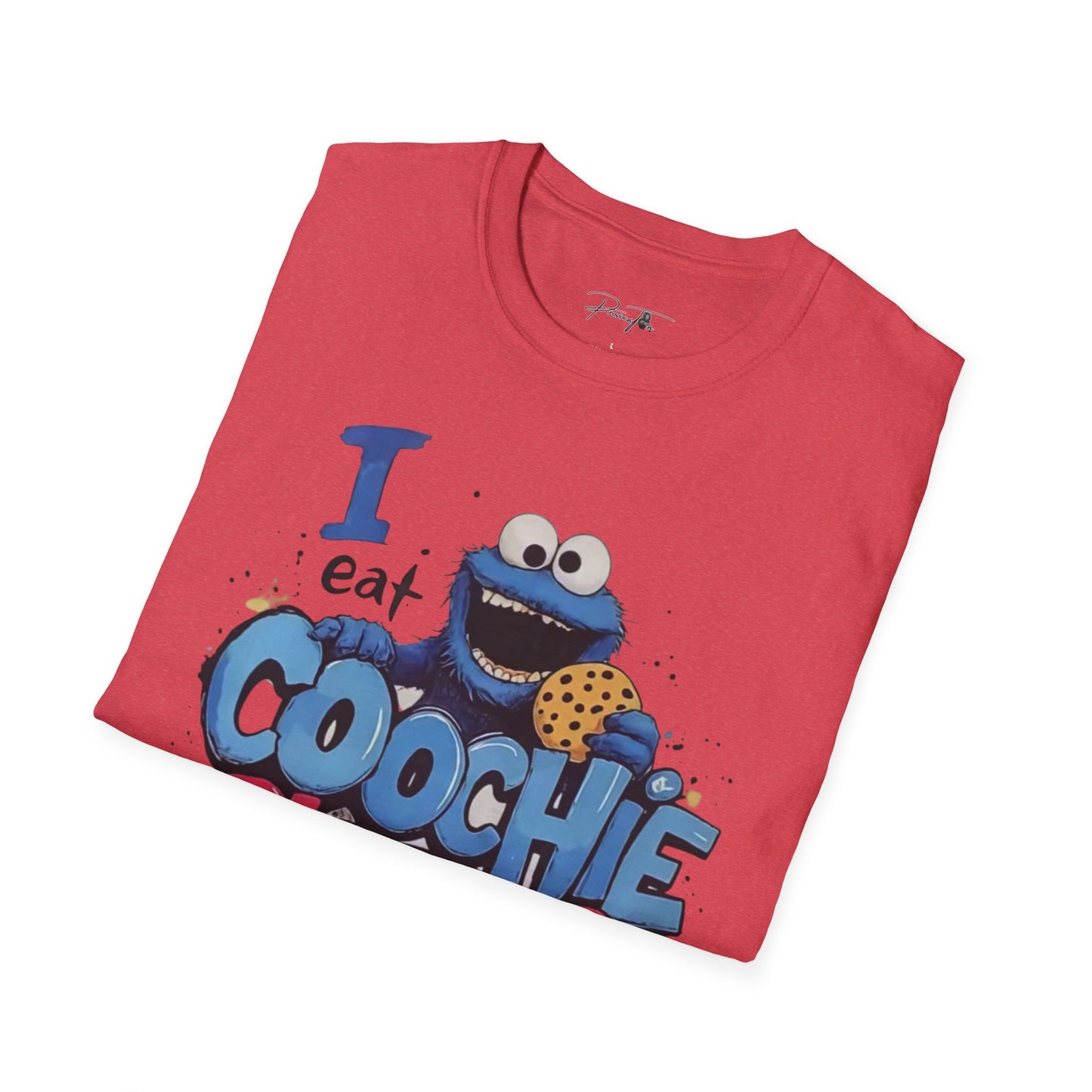 Unisex Cookie Monster Graphic Tee - Softstyle T-Shirt