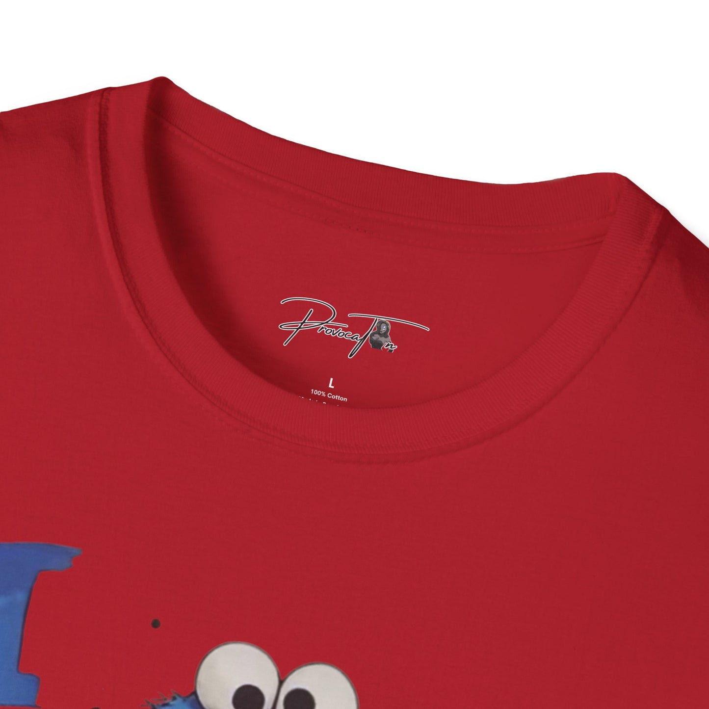 Unisex Cookie Monster Graphic Tee - Softstyle T-Shirt