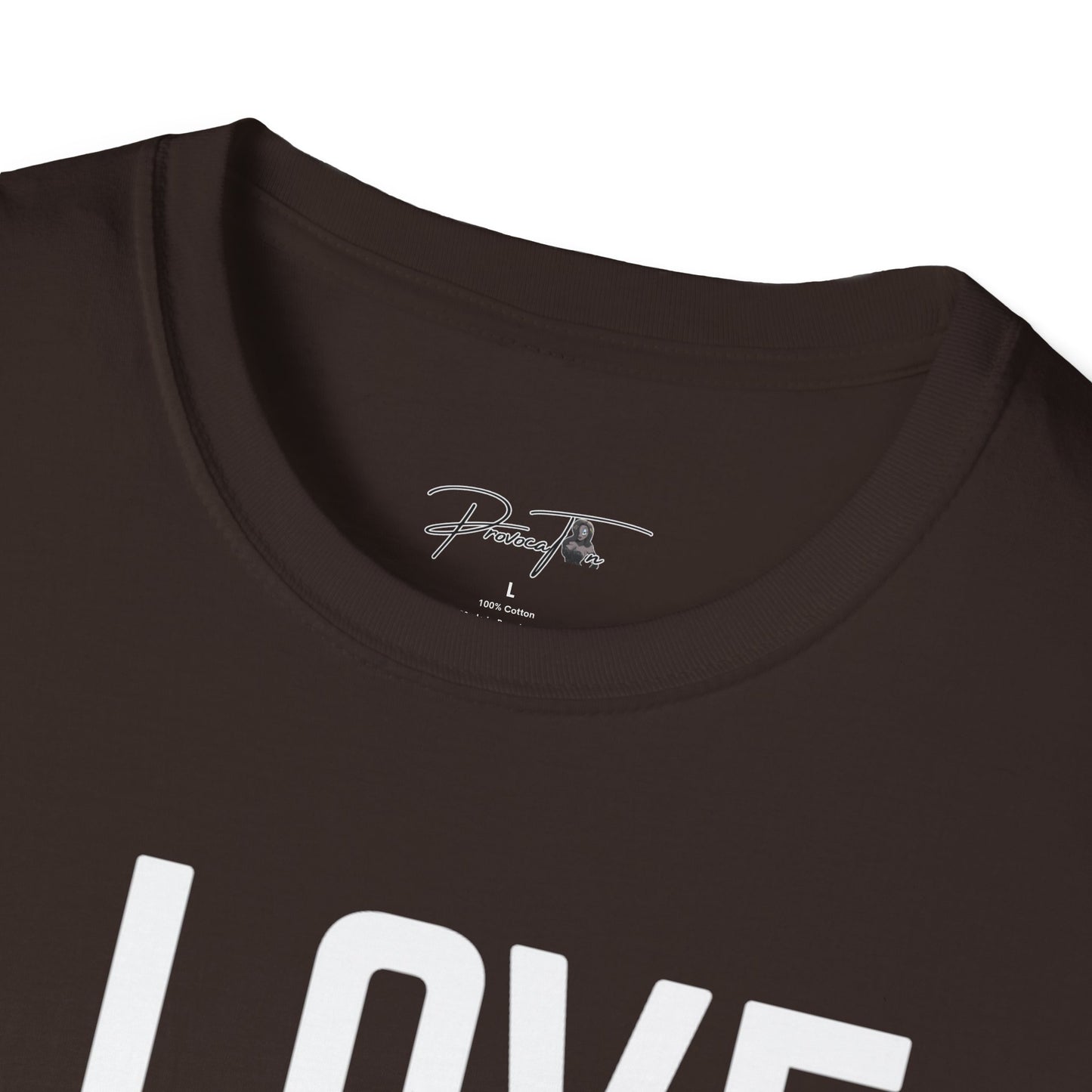 Unisex I Love Her Personality Couples T-Shirt 2 | Unisex Softstyle, Casual Wear, Statement Tee, Birthday Gift, Relationship Shirt