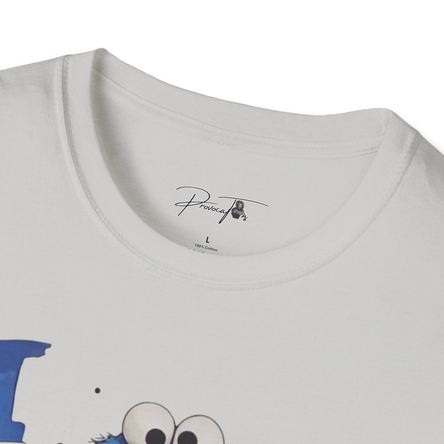 Unisex Cookie Monster Graphic Tee - Softstyle T-Shirt
