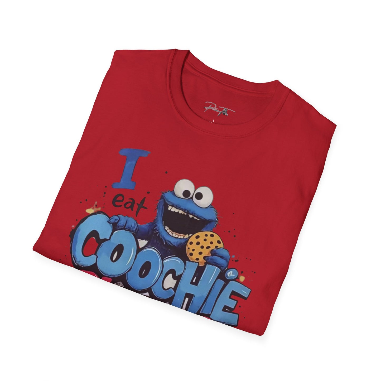 Unisex Cookie Monster Graphic Tee - Softstyle T-Shirt