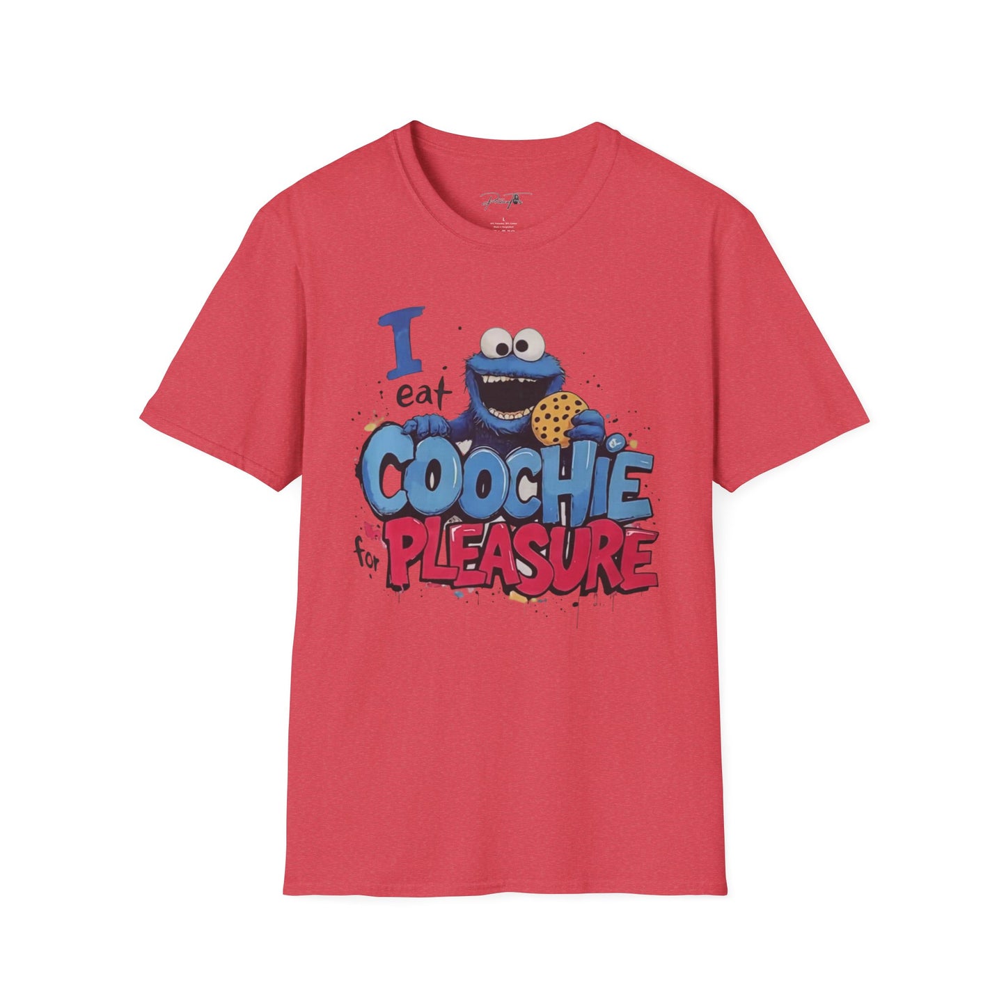 Unisex Cookie Monster Graphic Tee - Softstyle T-Shirt