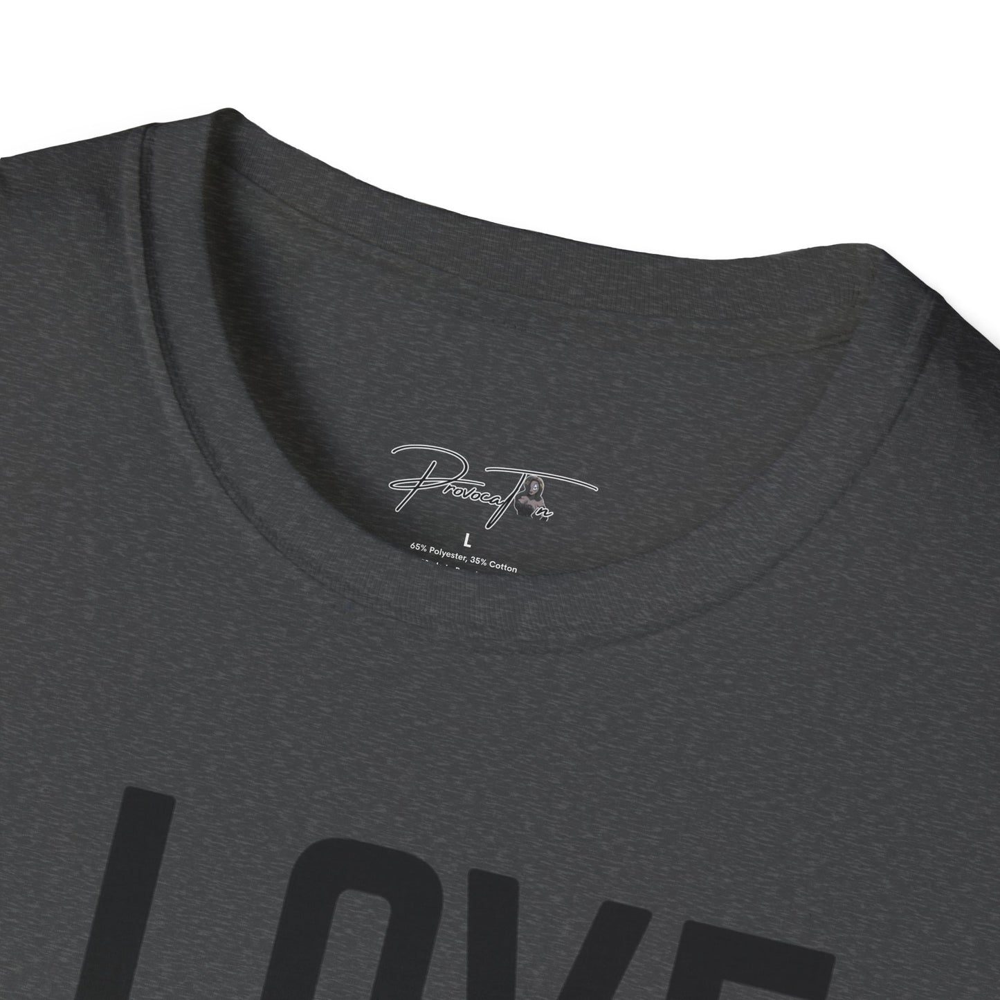 Unisex I Love Her Personality Couples T-Shirt | Unisex Softstyle, Casual Wear, Statement Tee, Birthday Gift, Relationship Shirt