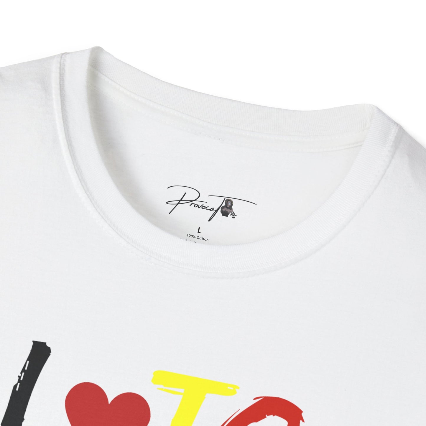 Unisex Tee - Couples Paint Design
