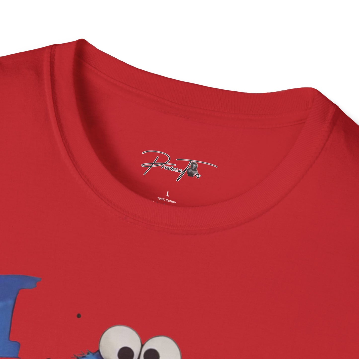 Unisex Cookie Monster Graphic Tee - Softstyle T-Shirt