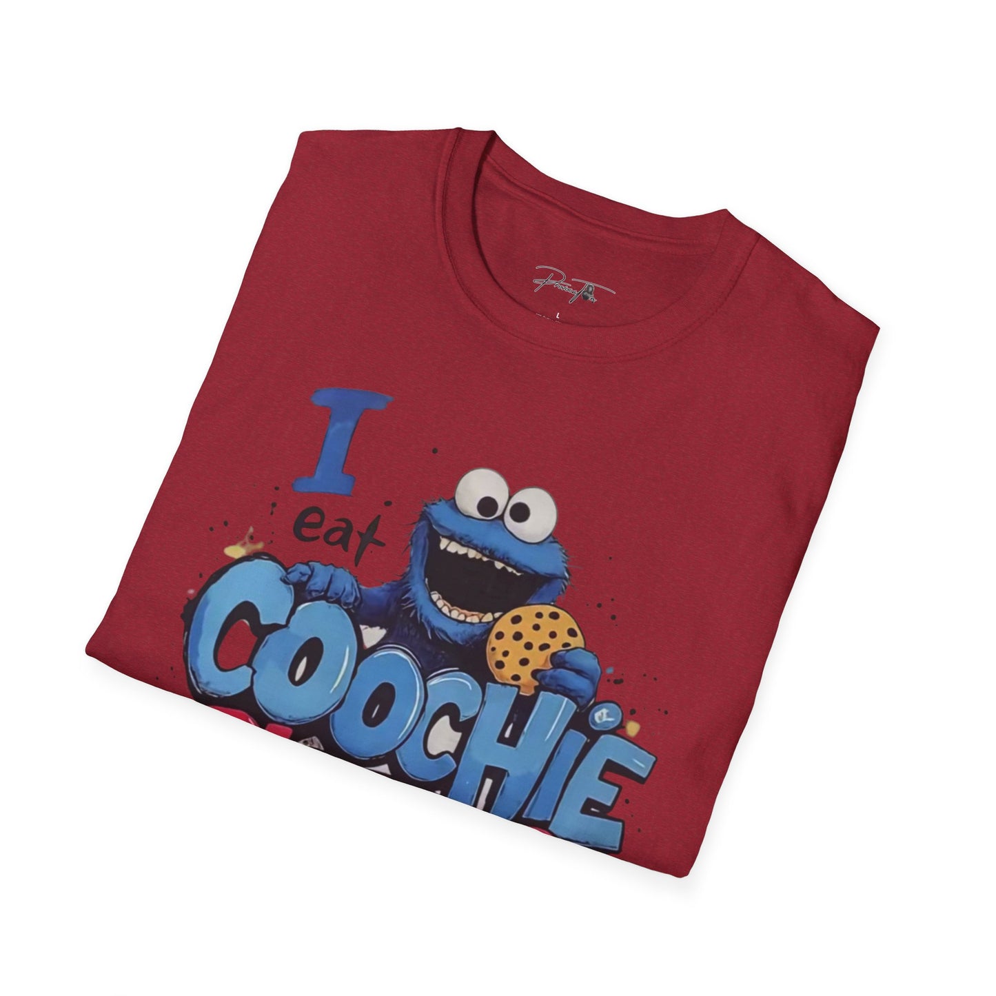 Unisex Cookie Monster Graphic Tee - Softstyle T-Shirt