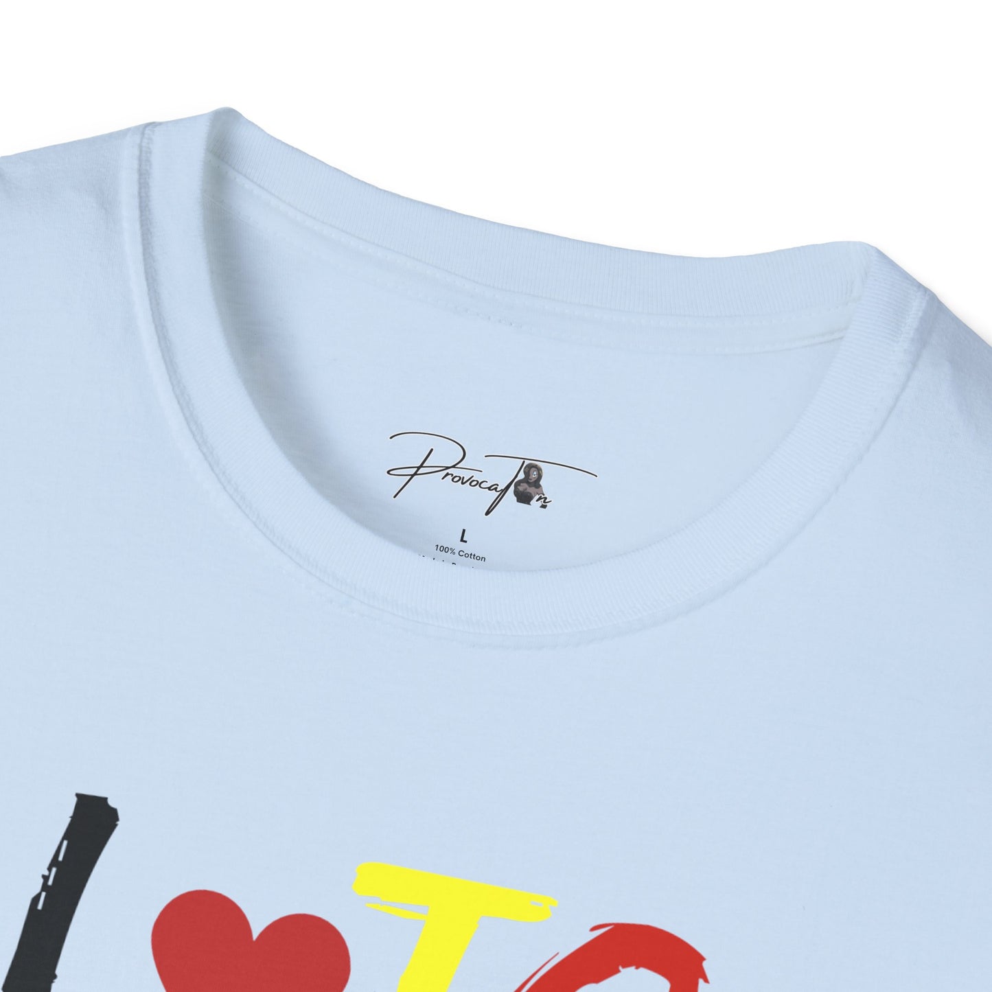 Unisex Tee - Couples Paint Design