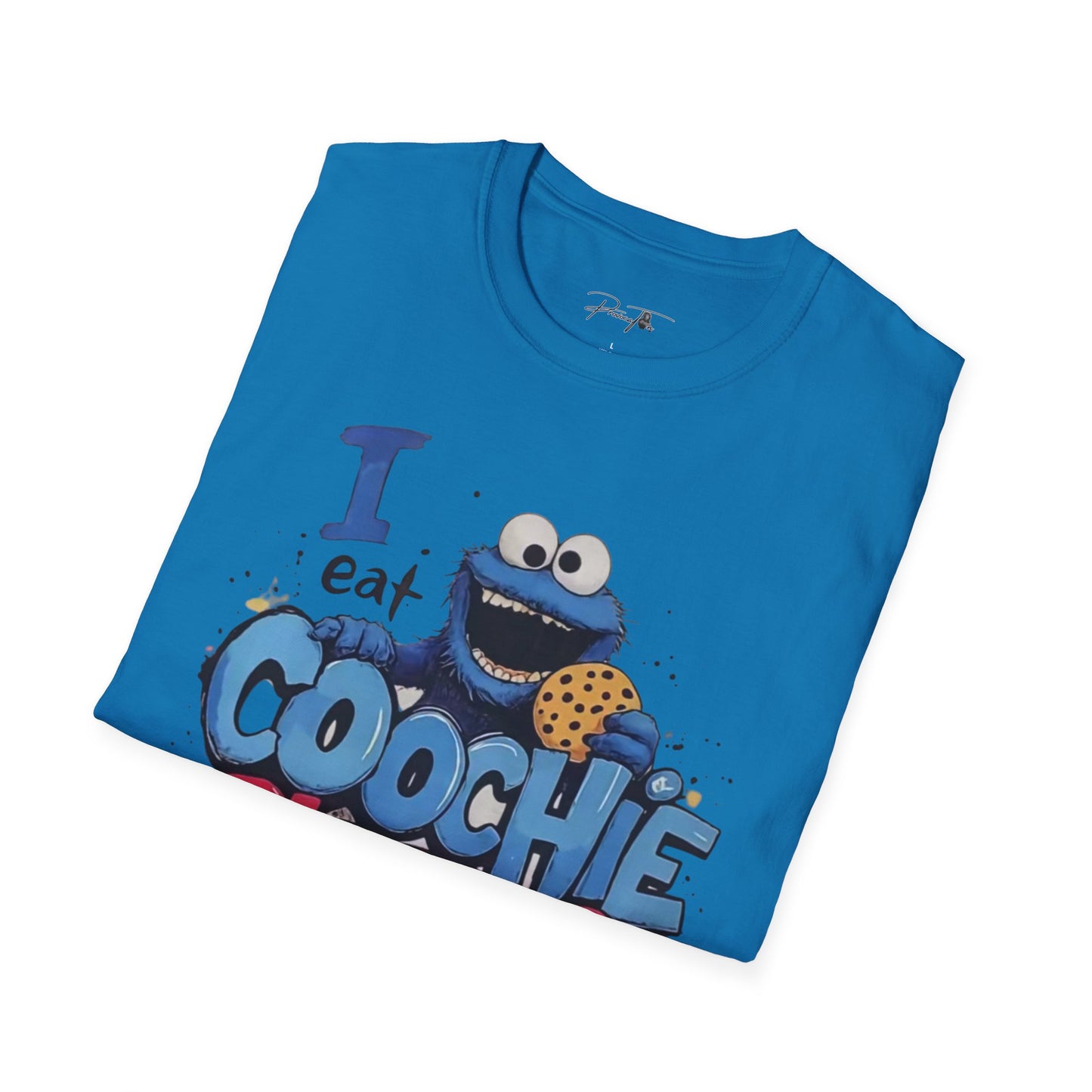 Unisex Cookie Monster Graphic Tee - Softstyle T-Shirt