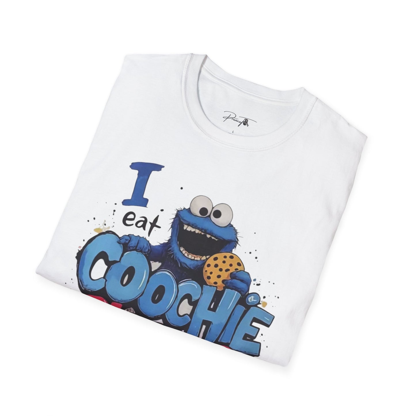 Unisex Cookie Monster Graphic Tee - Softstyle T-Shirt