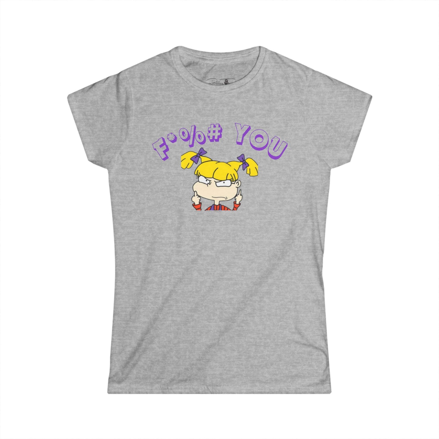 Women's Angelica Eff You Tee, Explicit Graphic Tee