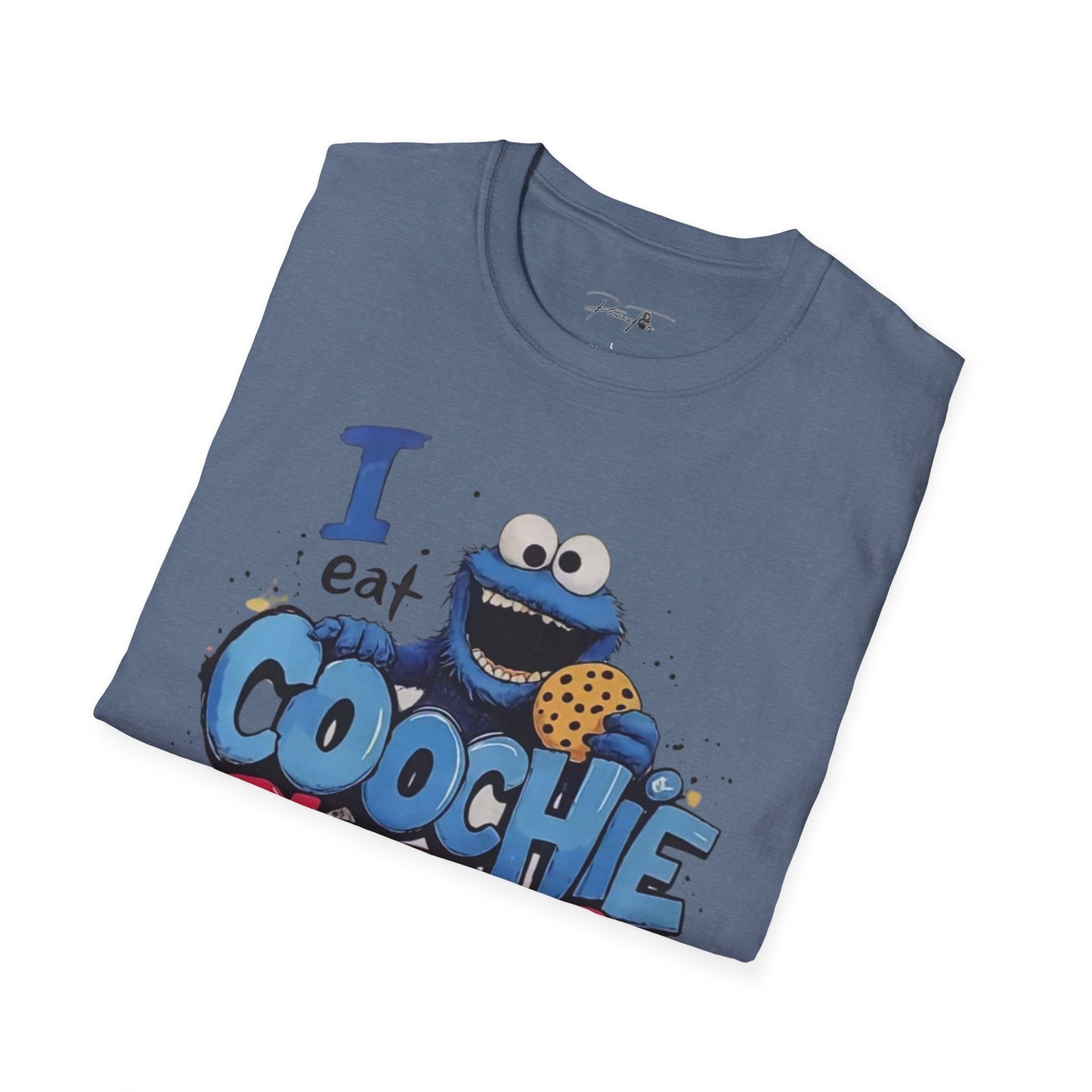 Unisex Cookie Monster Graphic Tee - Softstyle T-Shirt