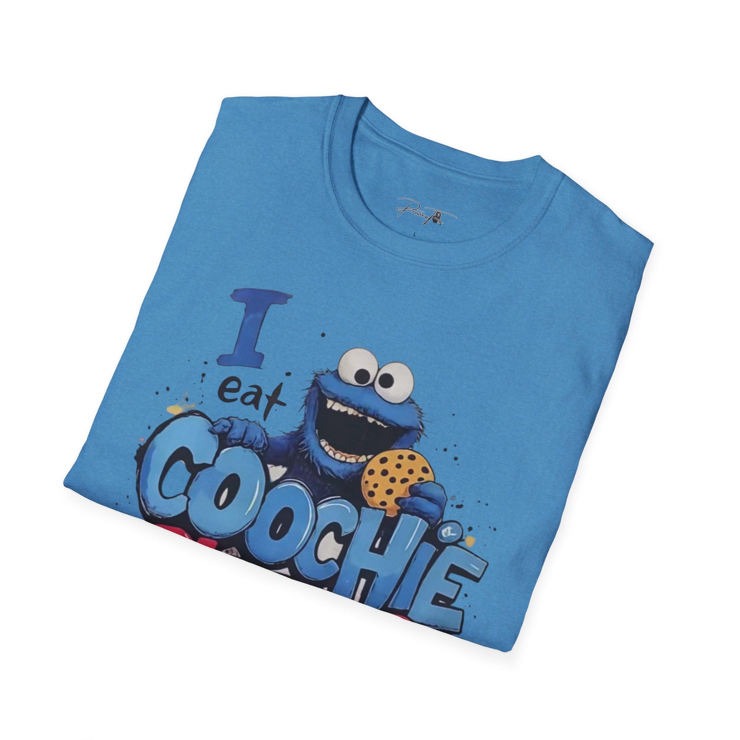 Unisex Cookie Monster Graphic Tee - Softstyle T-Shirt