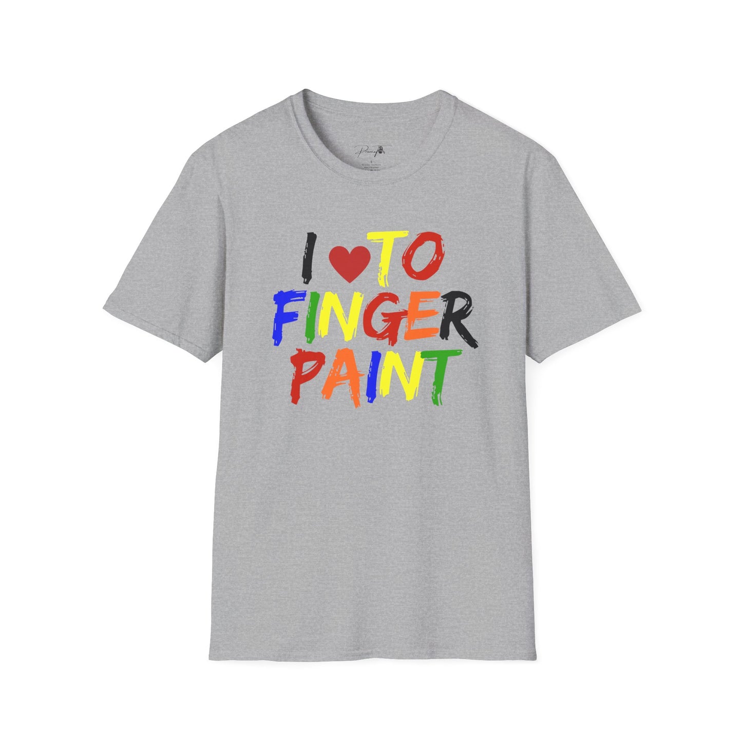 Unisex Tee - Couples Paint Design