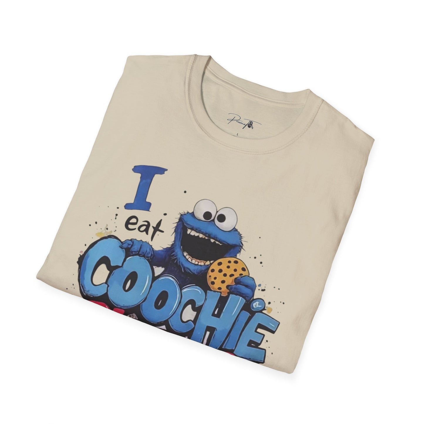 Unisex Cookie Monster Graphic Tee - Softstyle T-Shirt