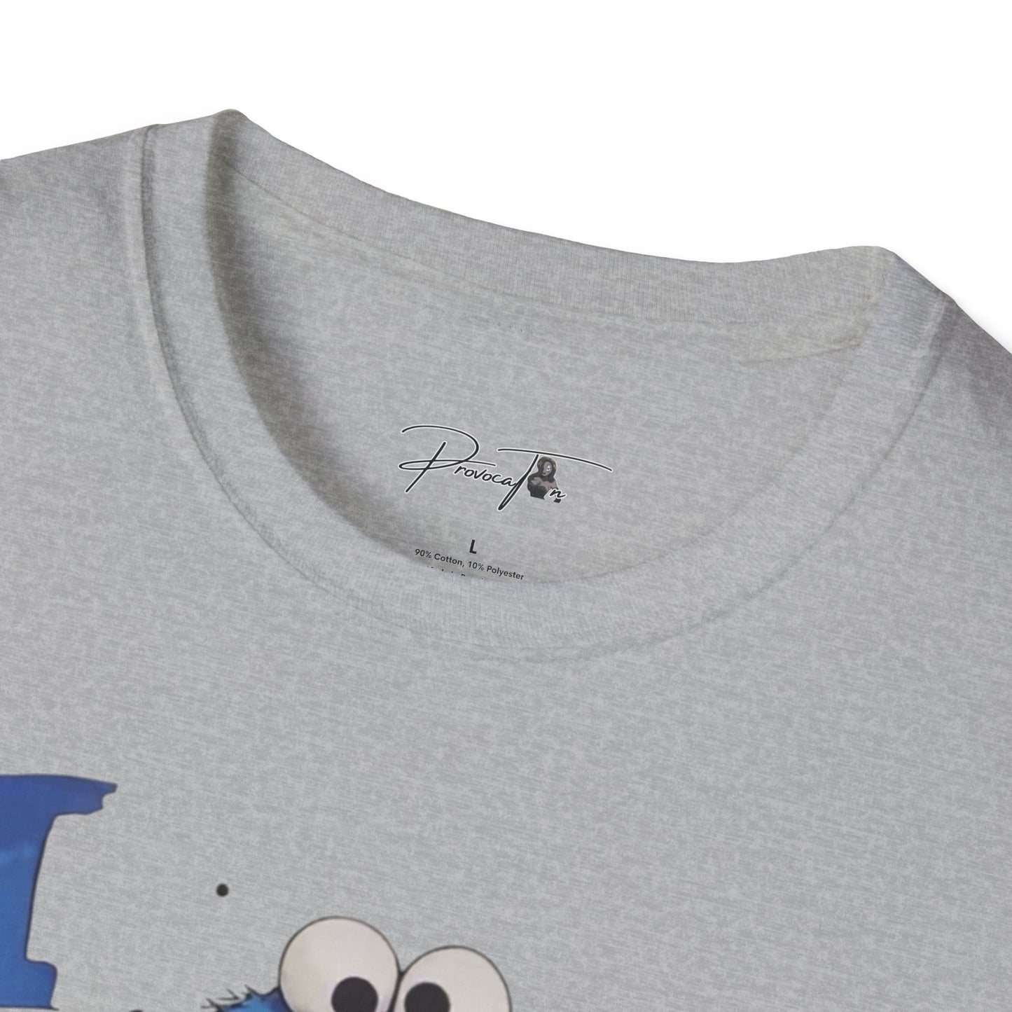 Unisex Cookie Monster Graphic Tee - Softstyle T-Shirt