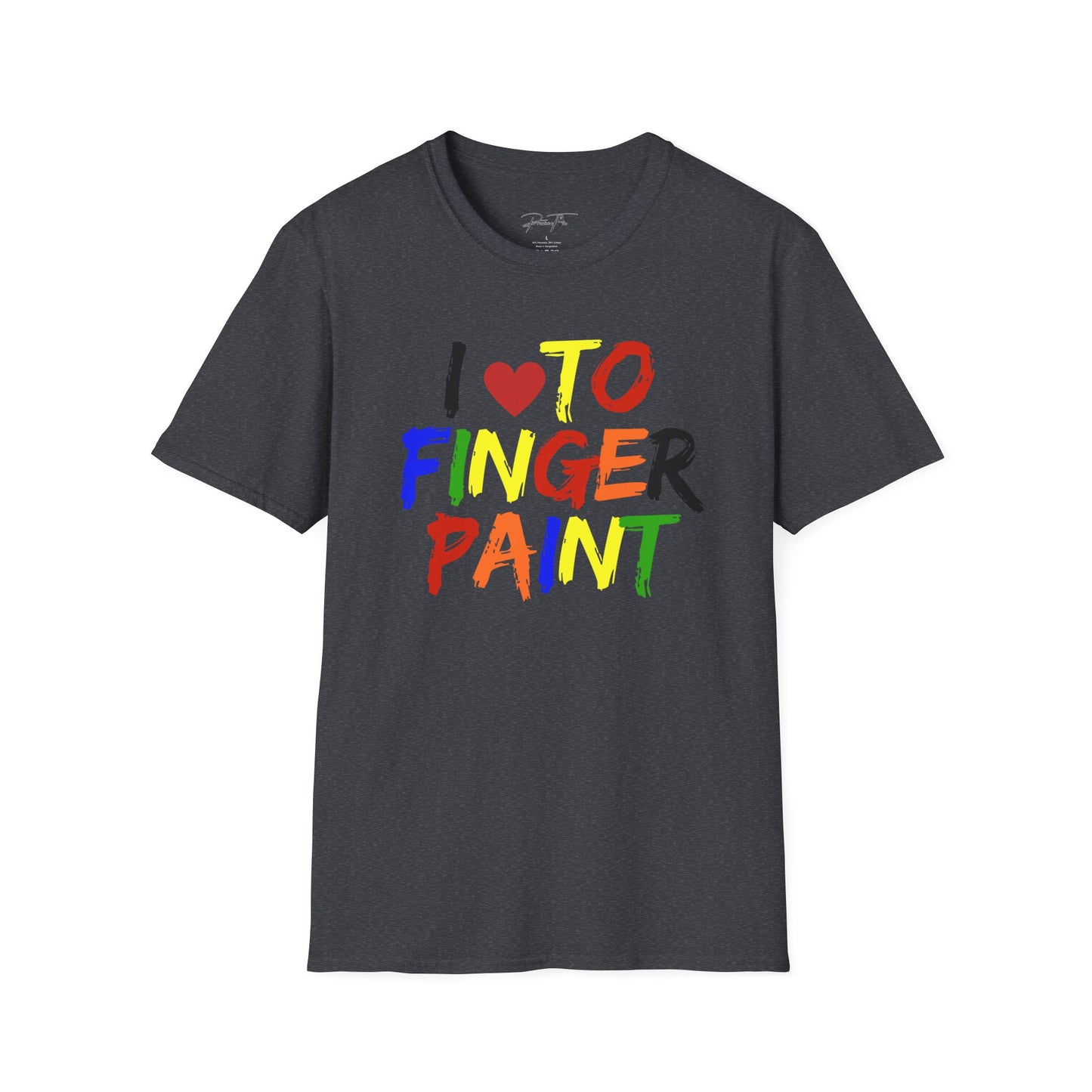 Unisex Tee - Couples Paint Design