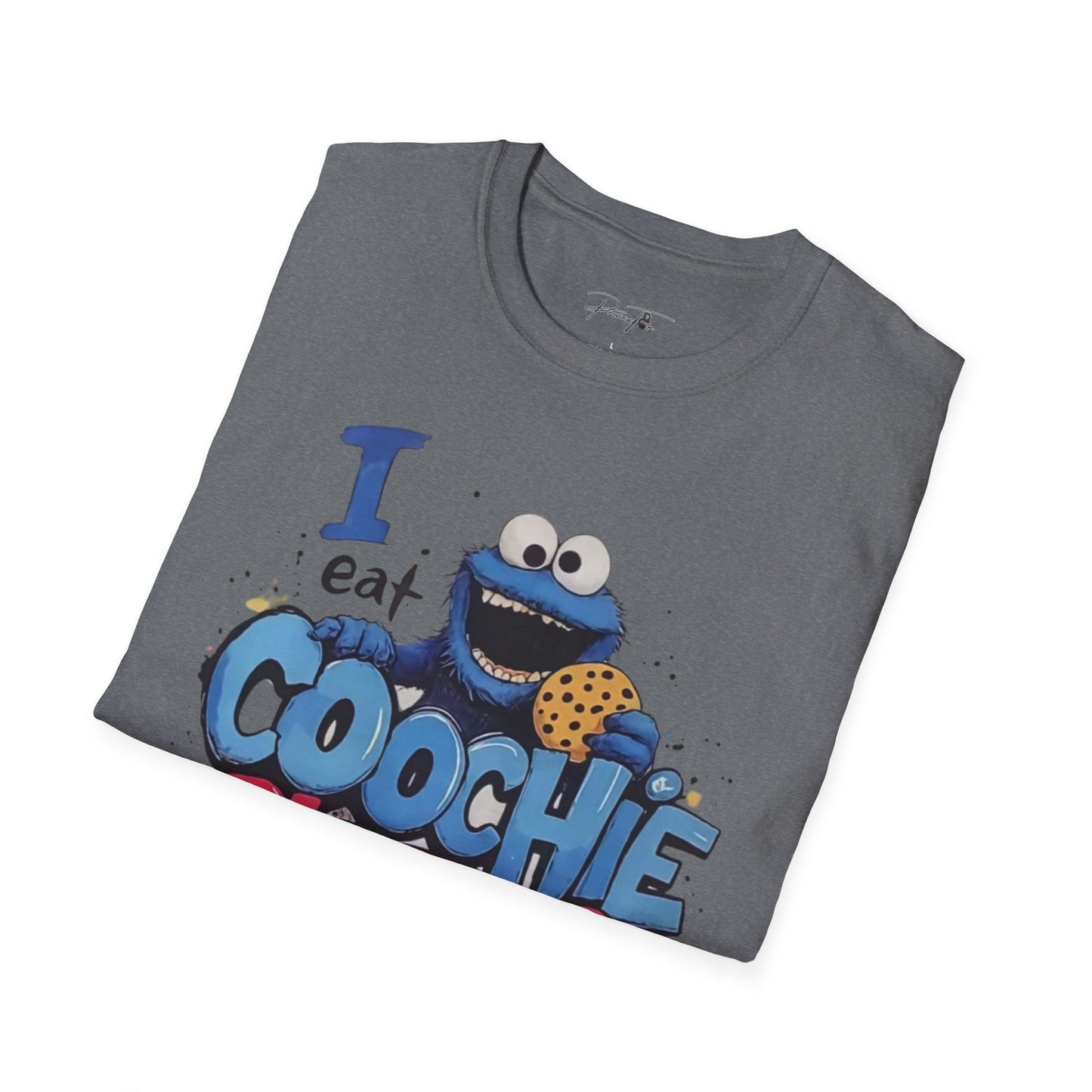 Unisex Cookie Monster Graphic Tee - Softstyle T-Shirt