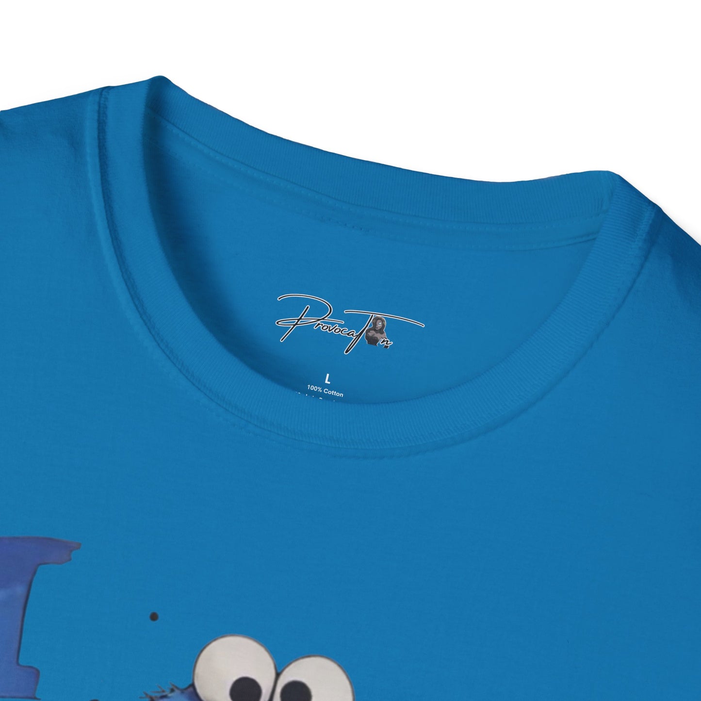Unisex Cookie Monster Graphic Tee - Softstyle T-Shirt