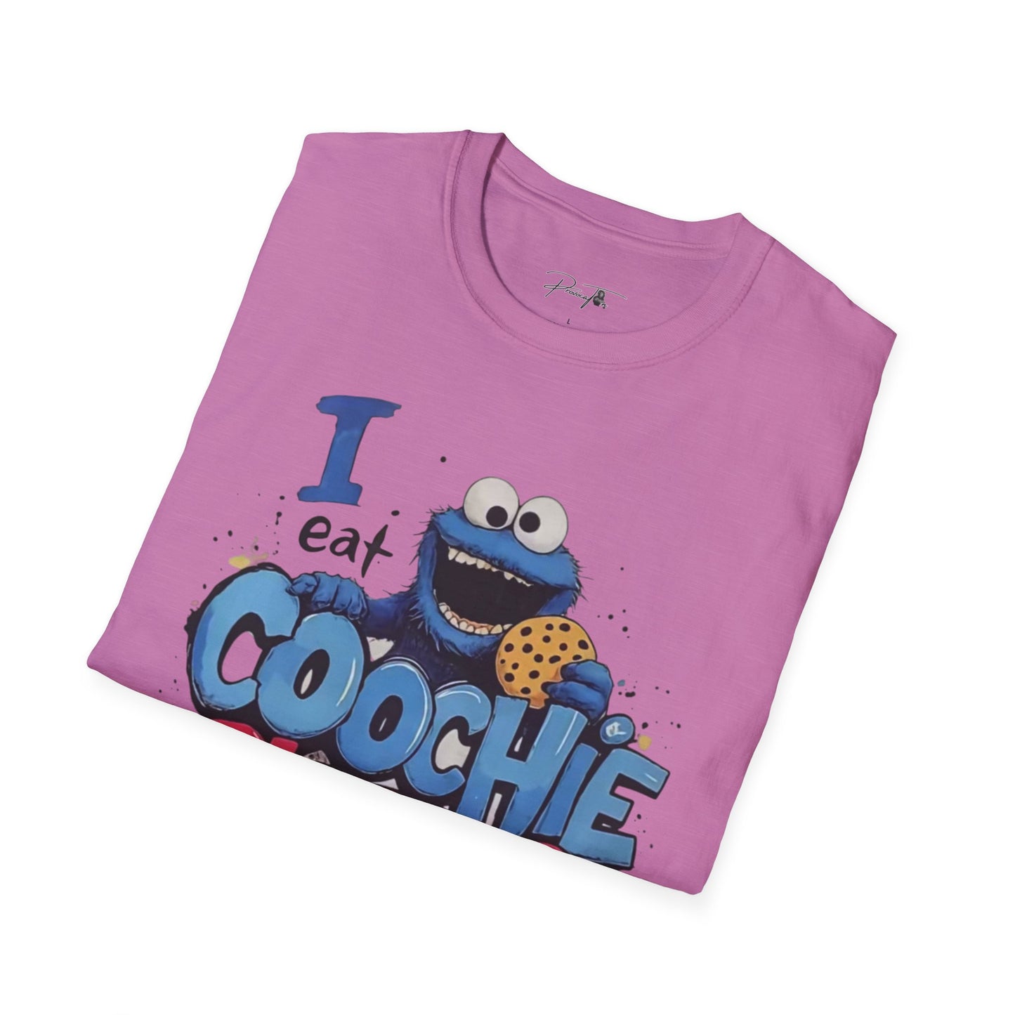 Unisex Cookie Monster Graphic Tee - Softstyle T-Shirt