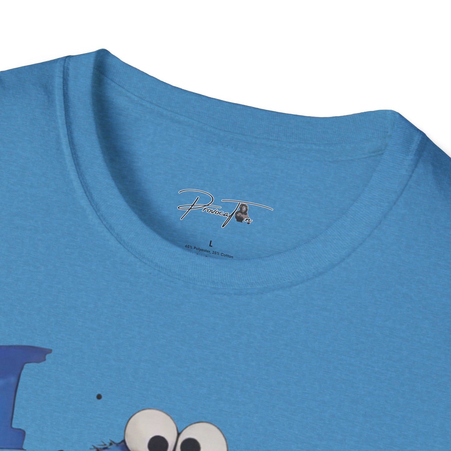 Unisex Cookie Monster Graphic Tee - Softstyle T-Shirt