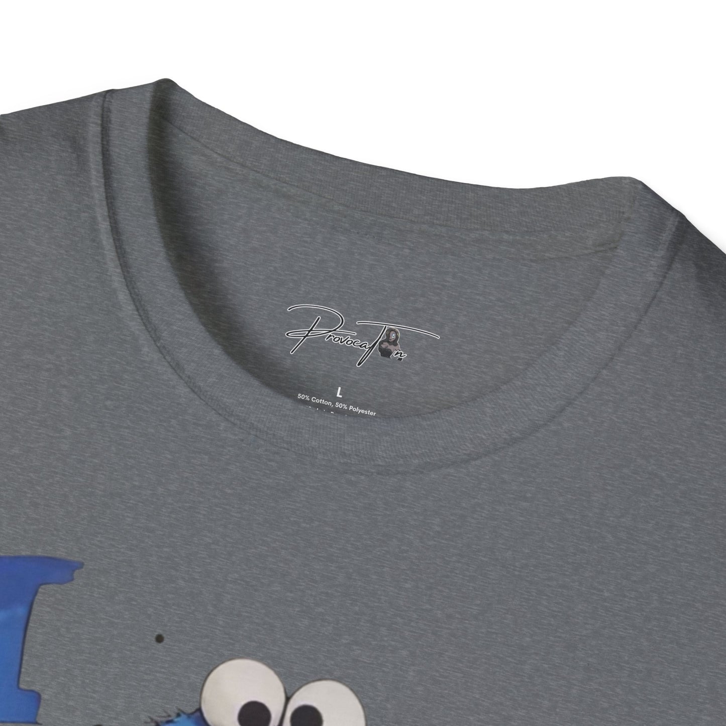 Unisex Cookie Monster Graphic Tee - Softstyle T-Shirt