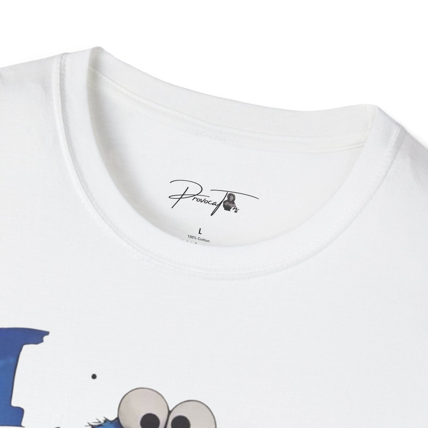 Unisex Cookie Monster Graphic Tee - Softstyle T-Shirt