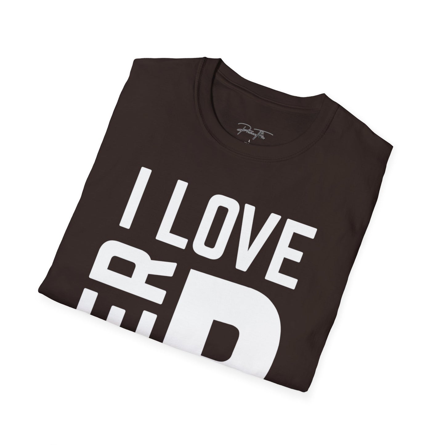 Unisex I Love Her Personality Couples T-Shirt 2 | Unisex Softstyle, Casual Wear, Statement Tee, Birthday Gift, Relationship Shirt