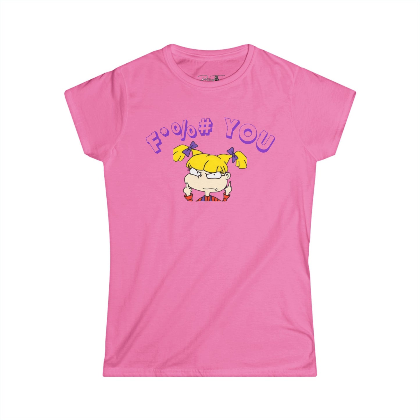 Women's Angelica Eff You Tee, Explicit Graphic Tee