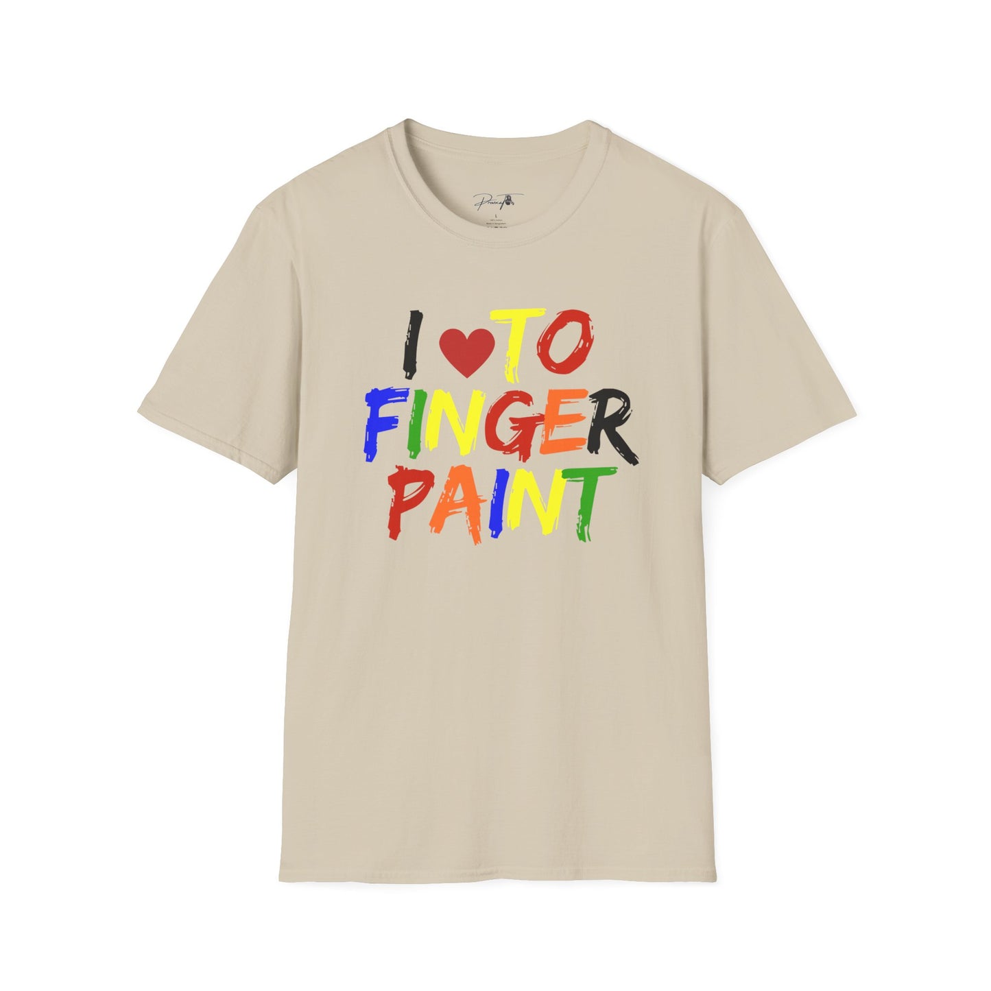 Unisex Tee - Couples Paint Design