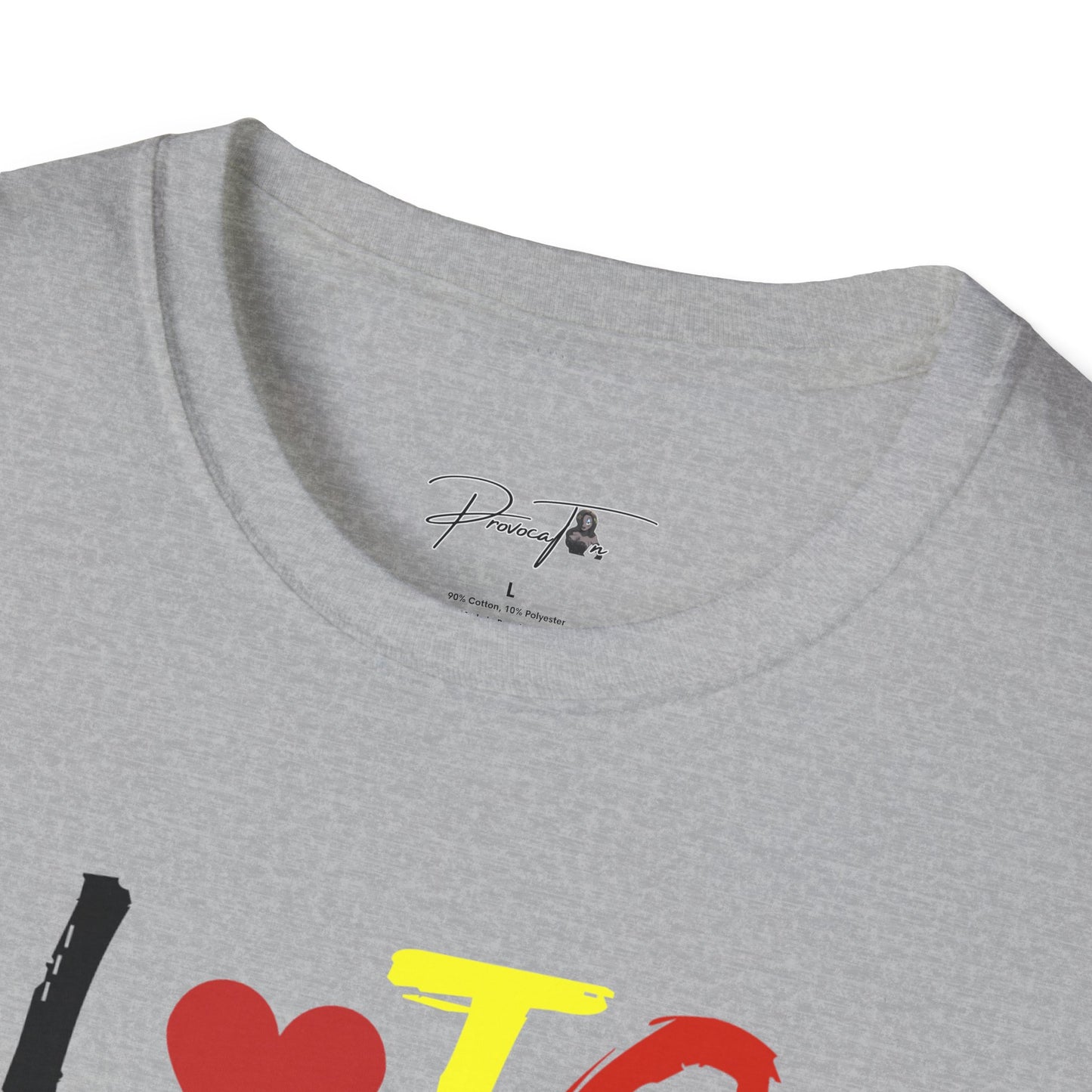 Unisex Tee - Couples Paint Design