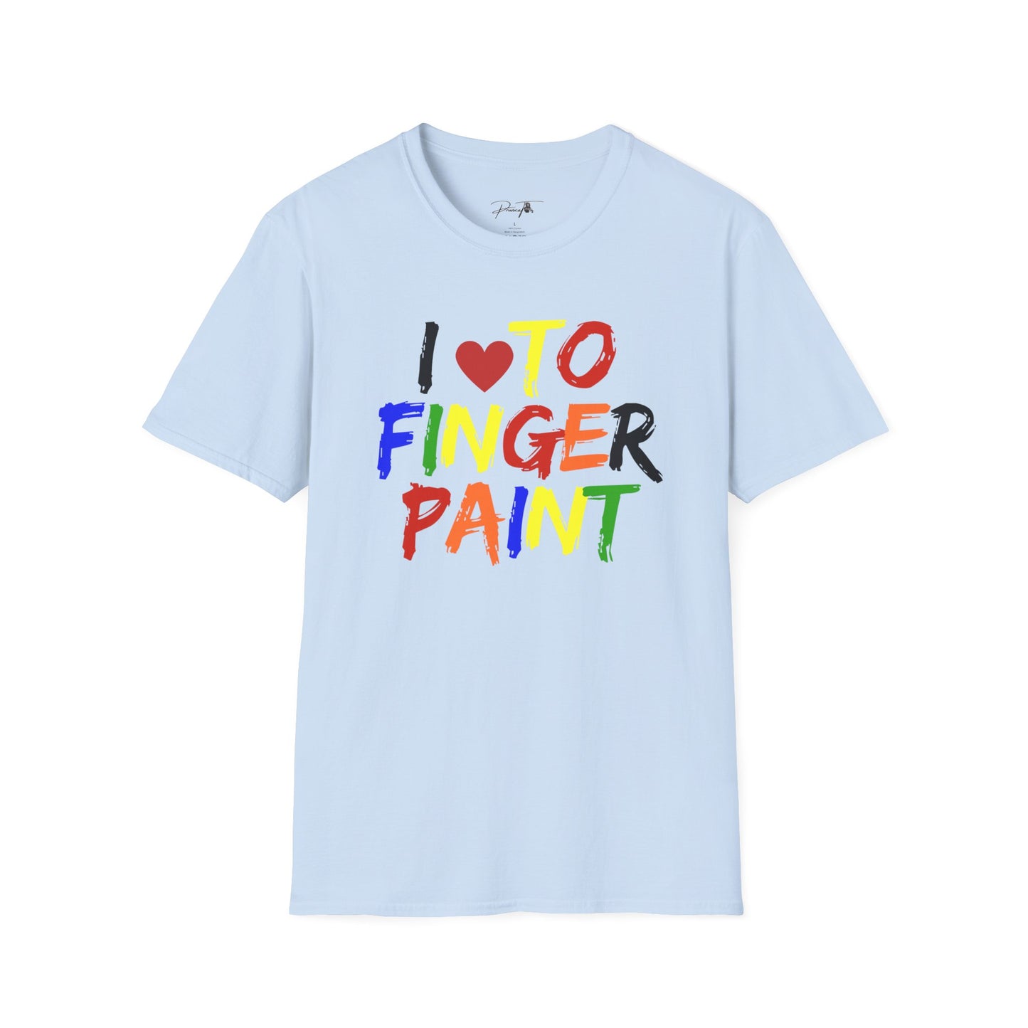 Unisex Tee - Couples Paint Design