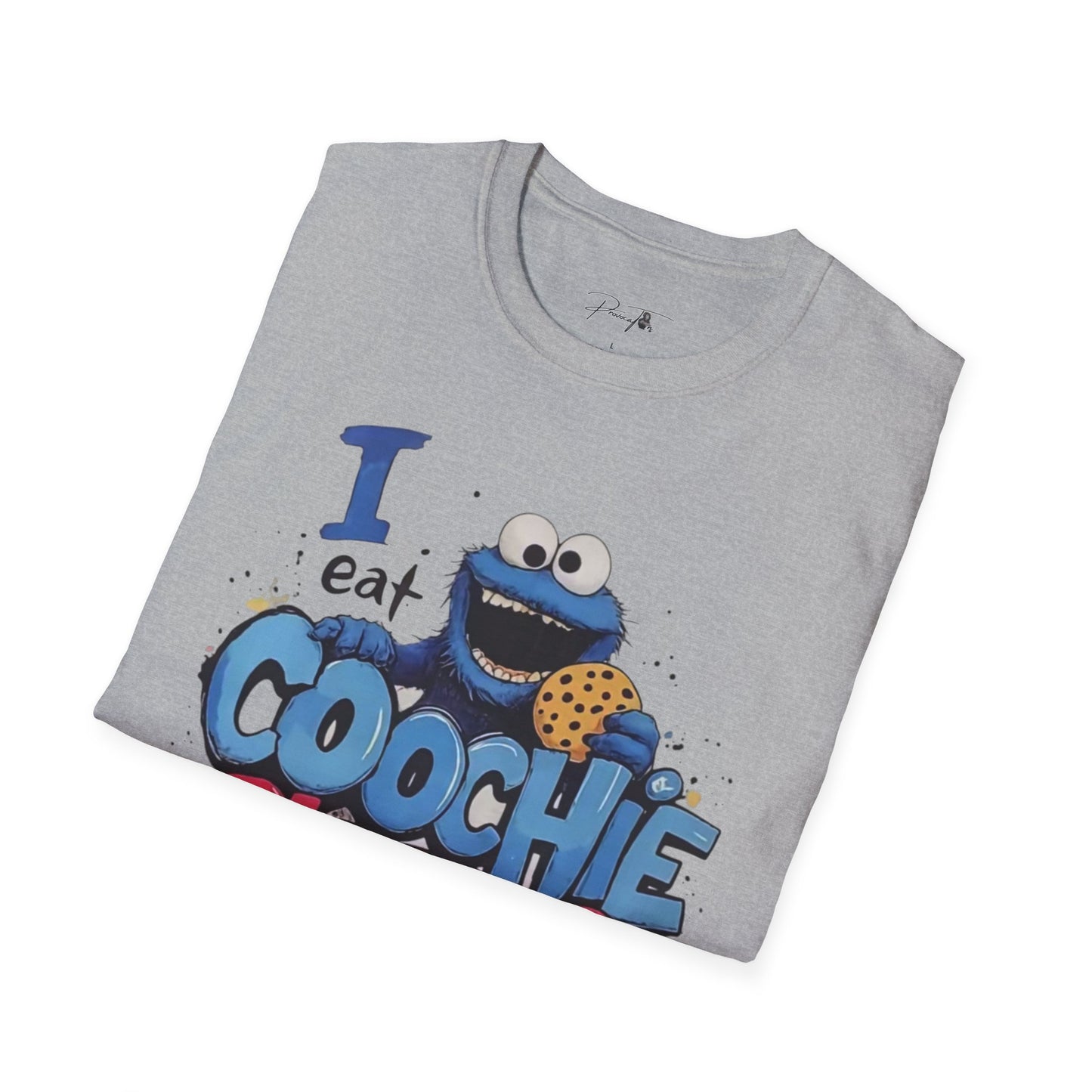 Unisex Cookie Monster Graphic Tee - Softstyle T-Shirt