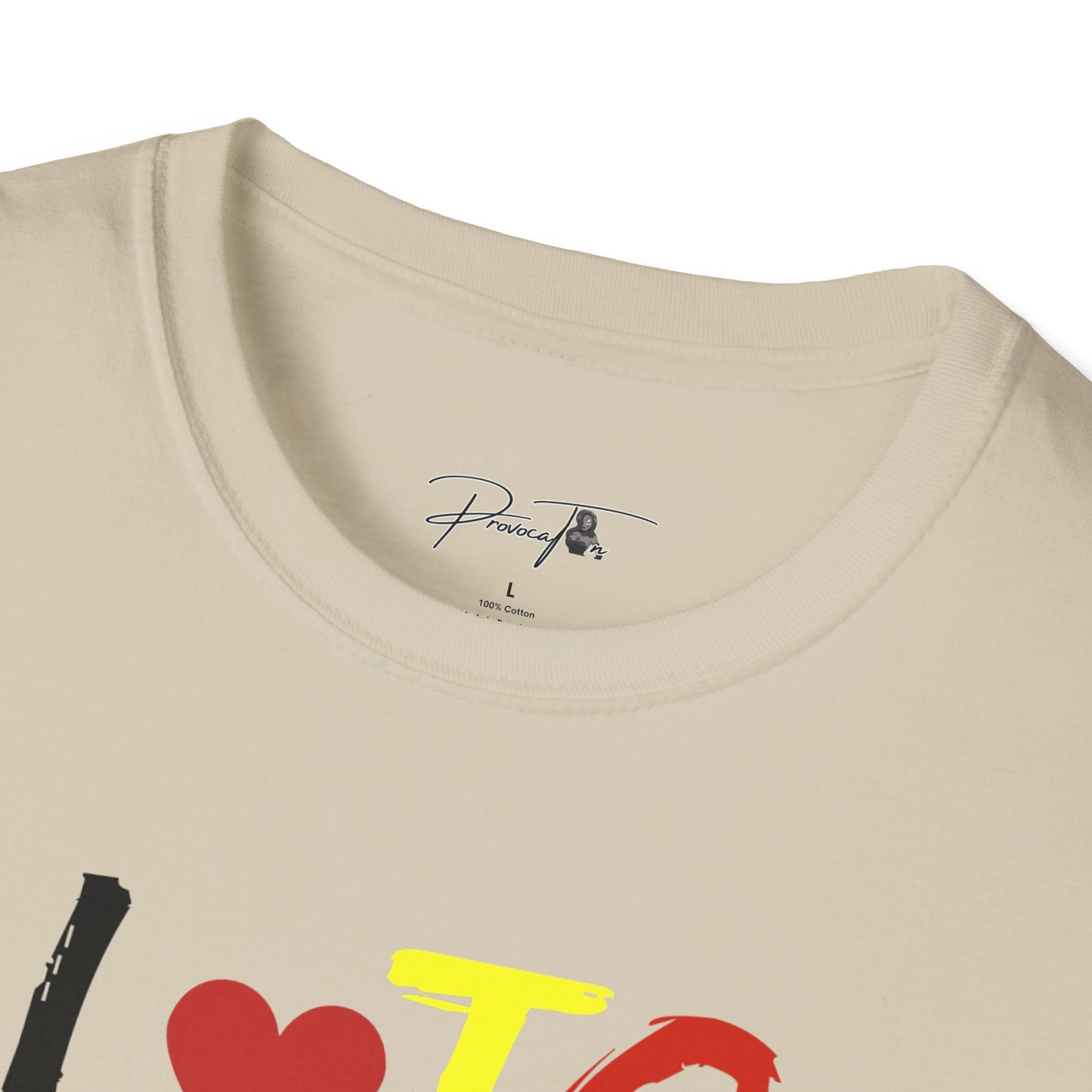 Unisex Tee - Couples Paint Design