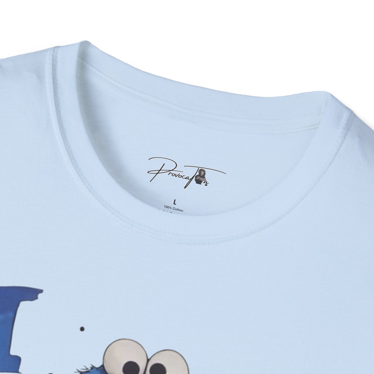 Unisex Cookie Monster Graphic Tee - Softstyle T-Shirt