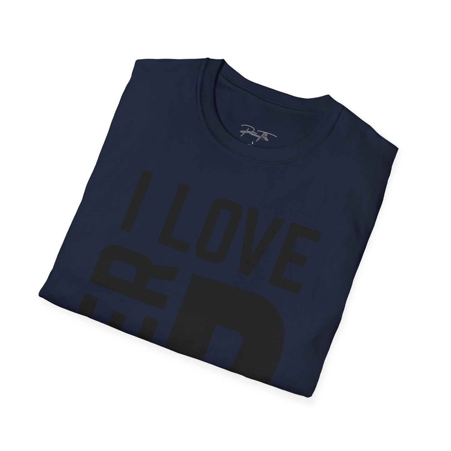 Unisex I Love Her Personality Couples T-Shirt | Unisex Softstyle, Casual Wear, Statement Tee, Birthday Gift, Relationship Shirt