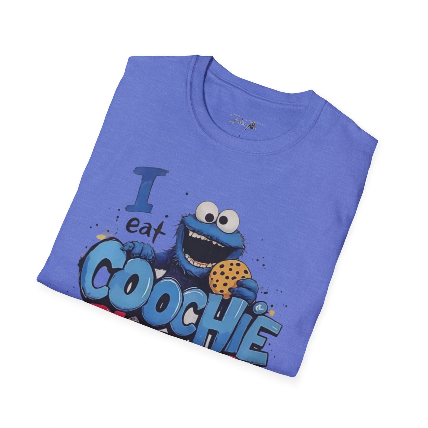 Unisex Cookie Monster Graphic Tee - Softstyle T-Shirt