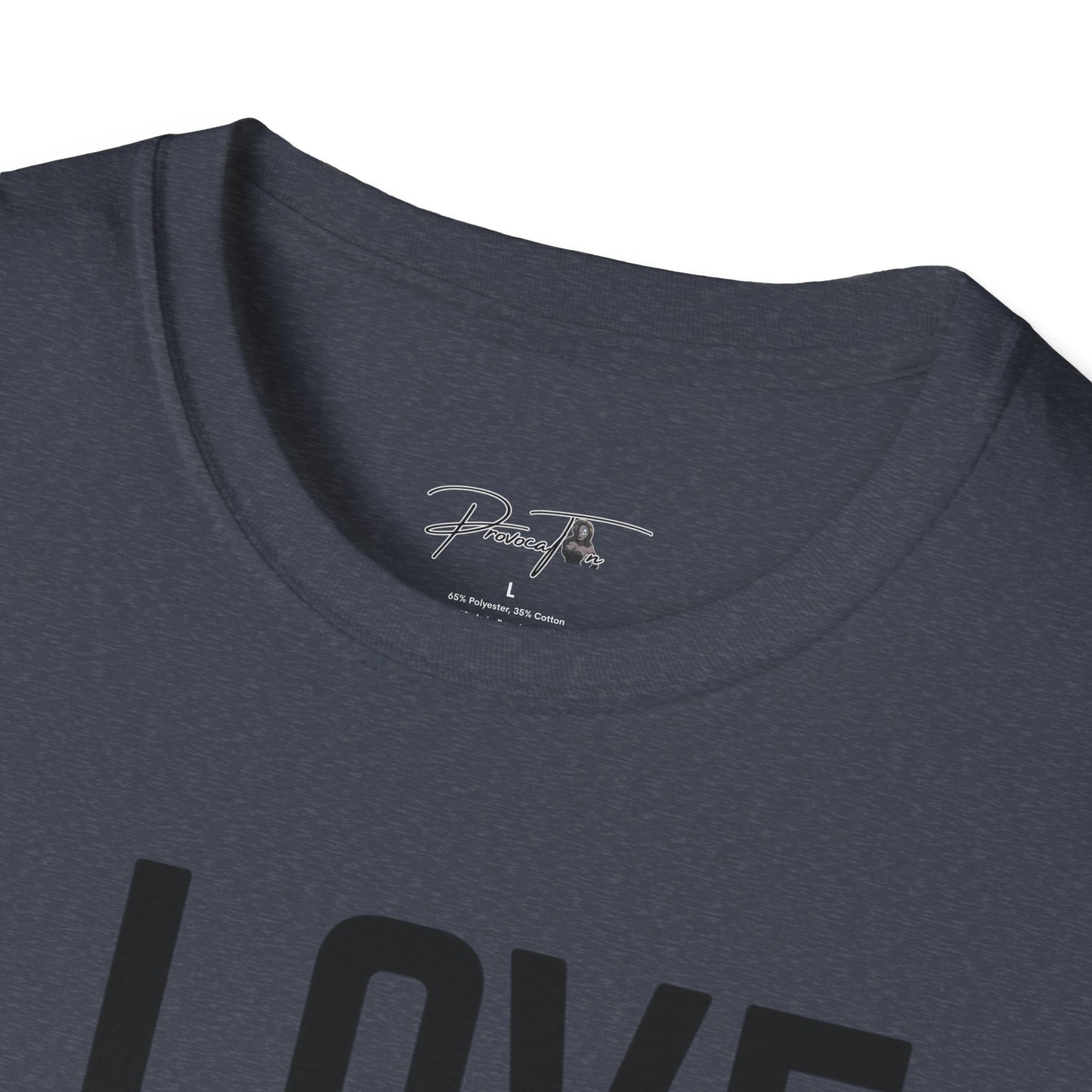 Unisex I Love Her Personality Couples T-Shirt | Unisex Softstyle, Casual Wear, Statement Tee, Birthday Gift, Relationship Shirt