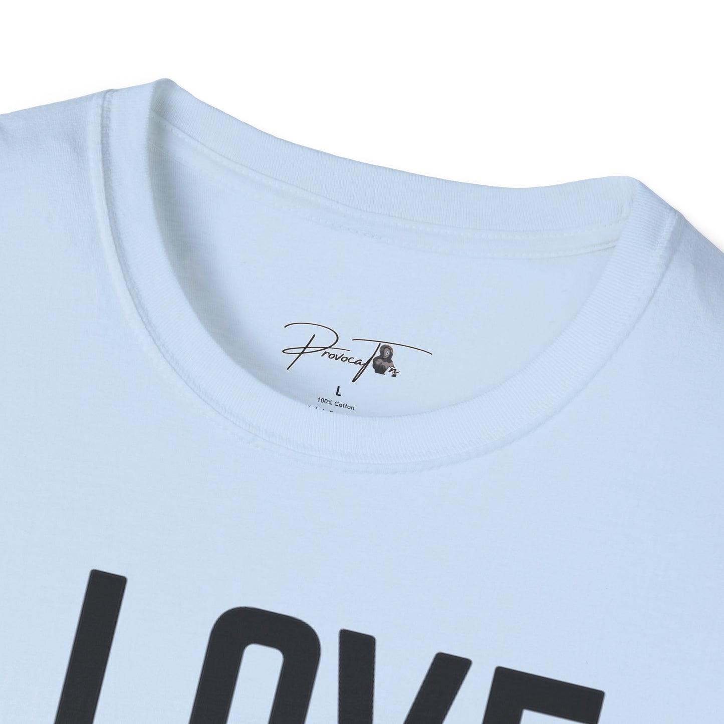 Unisex I Love Her Personality Couples T-Shirt | Unisex Softstyle, Casual Wear, Statement Tee, Birthday Gift, Relationship Shirt
