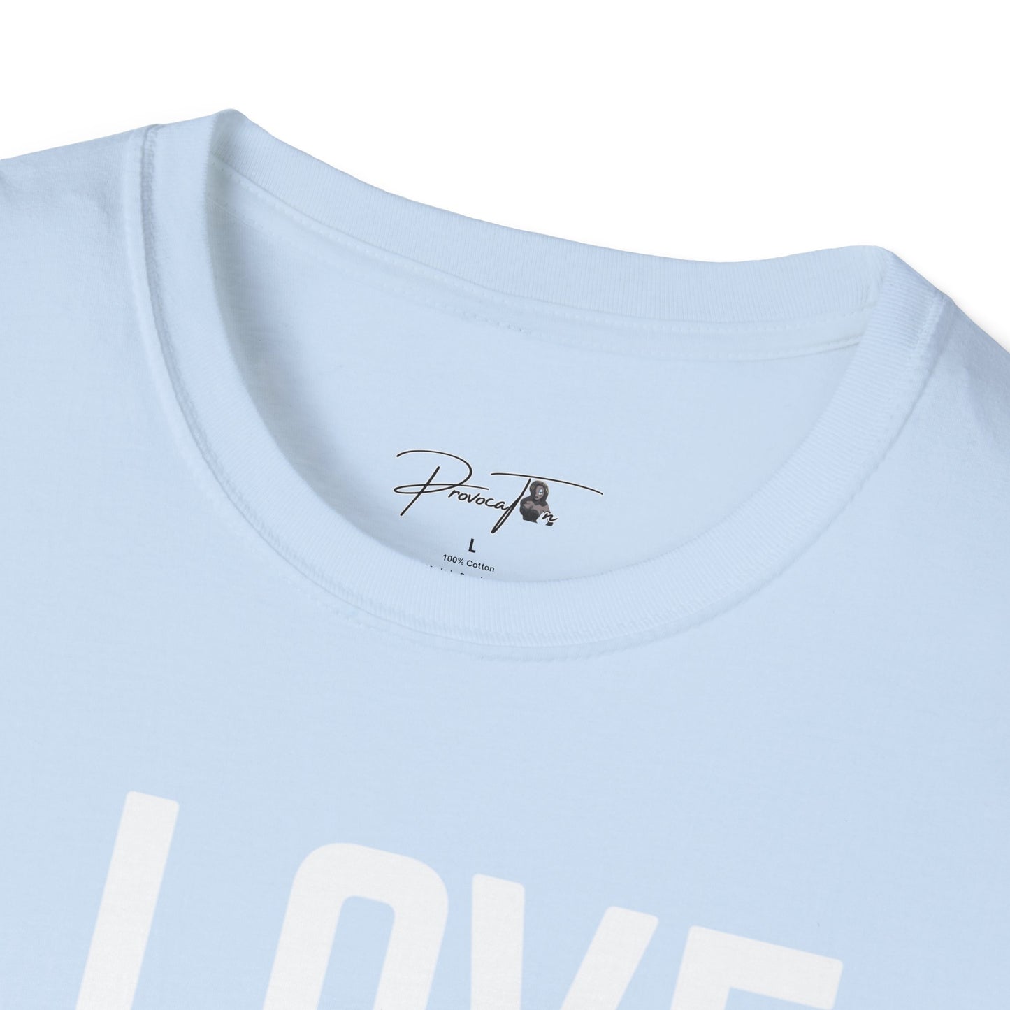 Unisex I Love Her Personality Couples T-Shirt 2 | Unisex Softstyle, Casual Wear, Statement Tee, Birthday Gift, Relationship Shirt