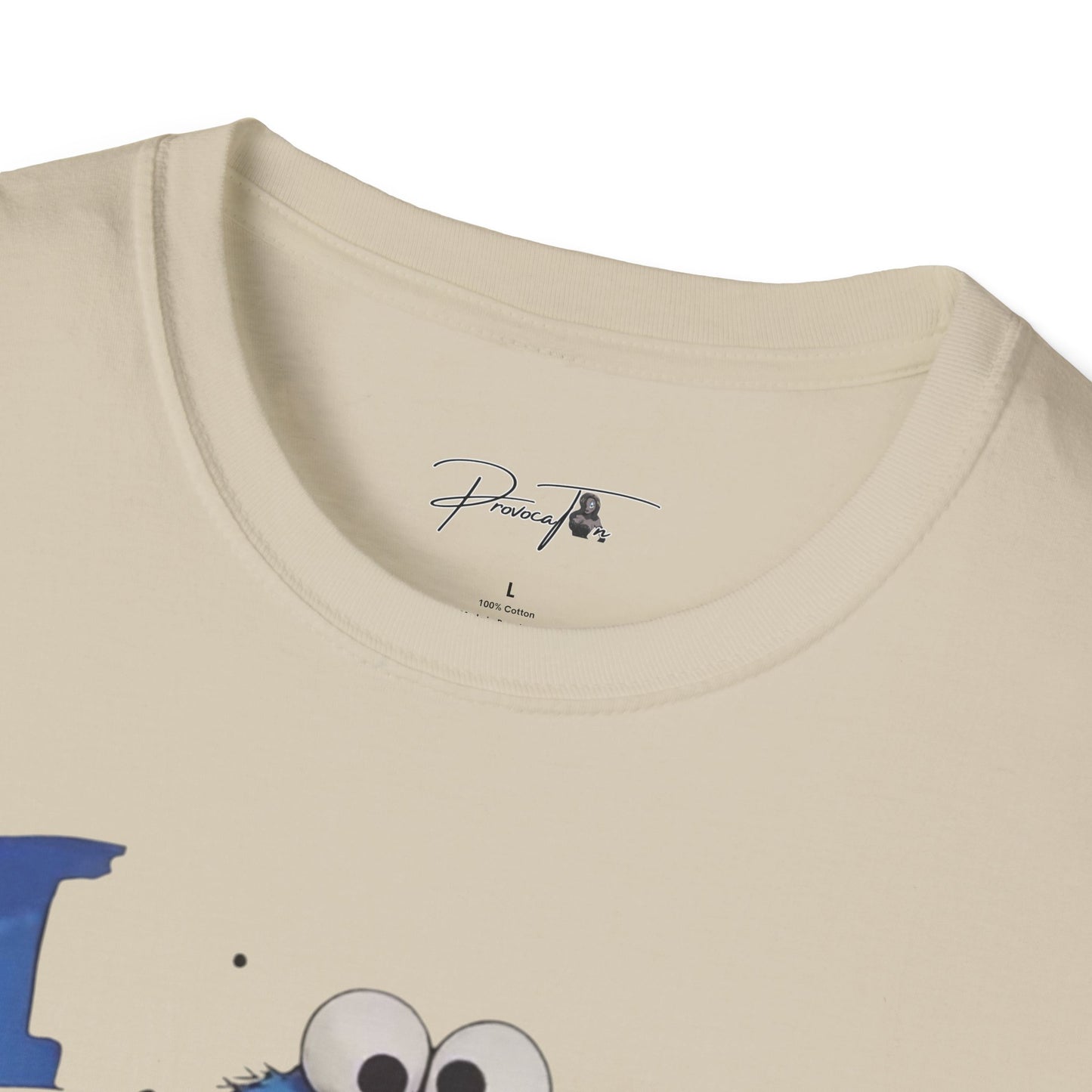 Unisex Cookie Monster Graphic Tee - Softstyle T-Shirt
