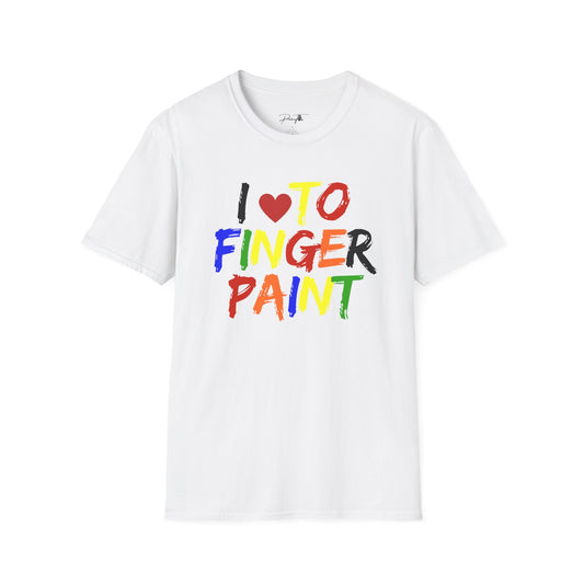 Unisex Tee - Couples Paint Design