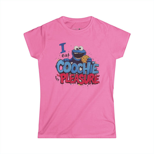 Women's Tee - I Eat Cookie Monster Graphic Tee