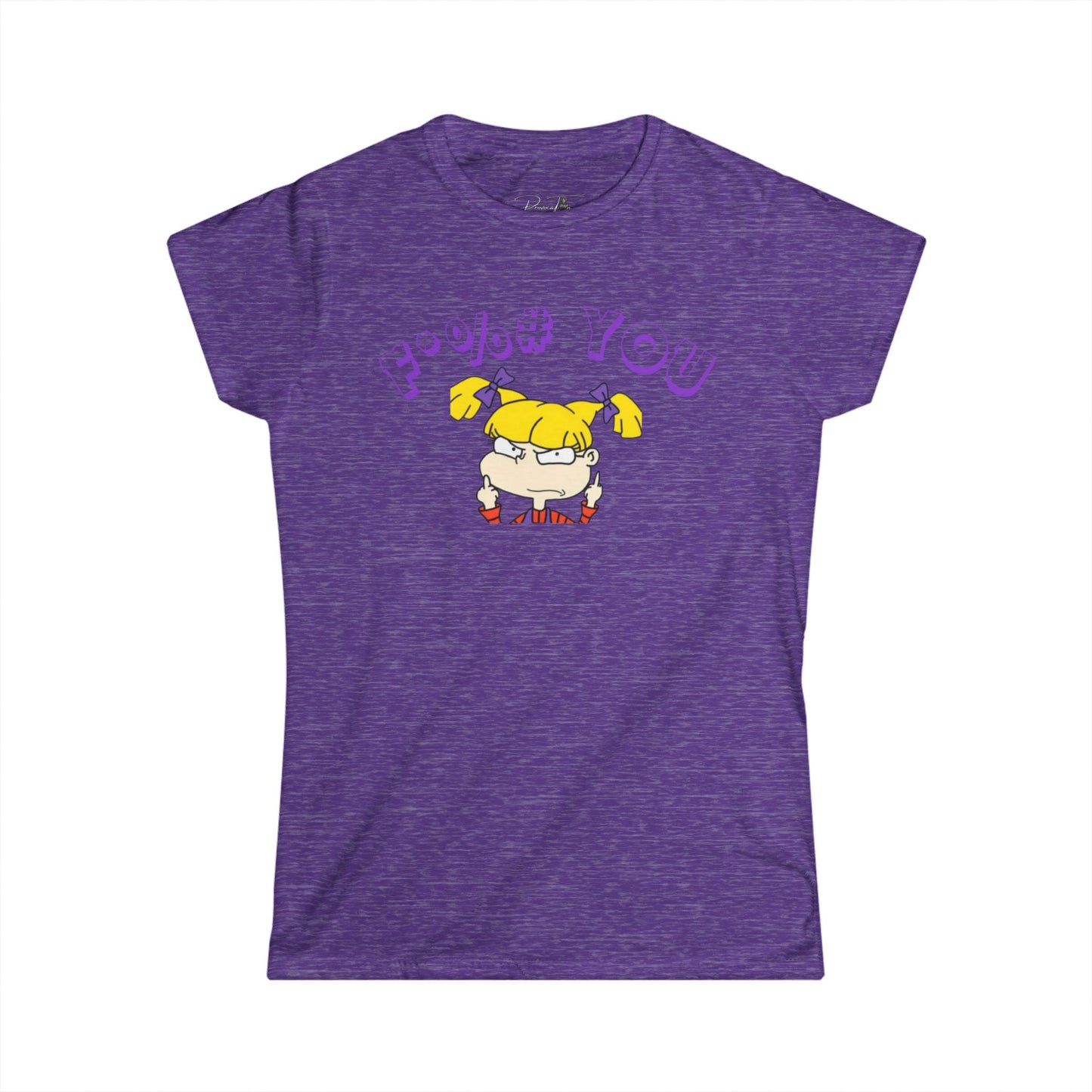 Women's Angelica Eff You Tee, Explicit Graphic Tee