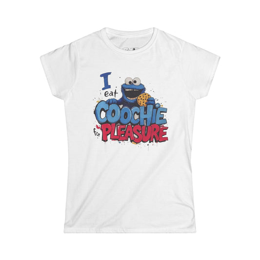 Women's Tee - I Eat Cookie Monster Graphic Tee