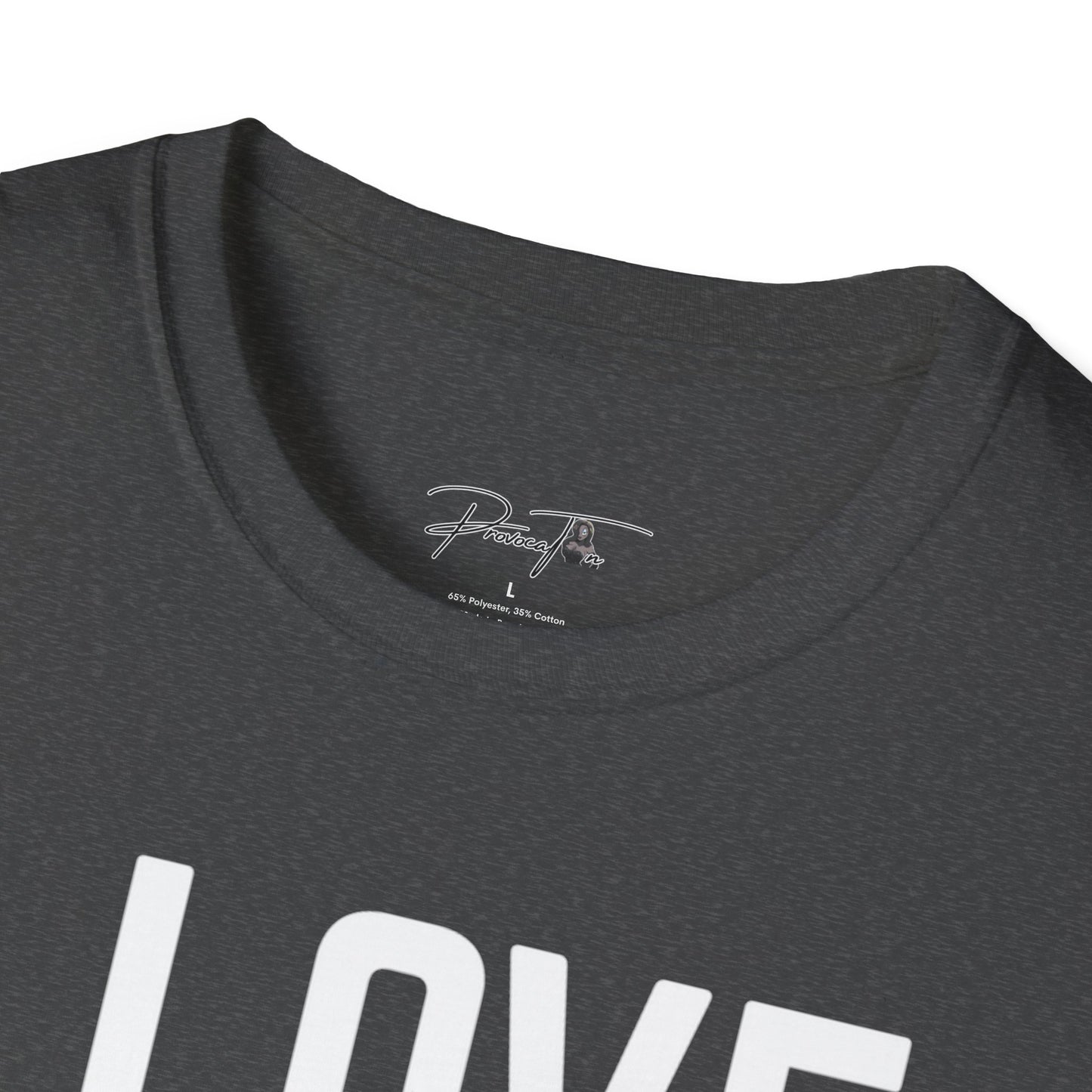 Unisex I Love Her Personality Couples T-Shirt 2 | Unisex Softstyle, Casual Wear, Statement Tee, Birthday Gift, Relationship Shirt