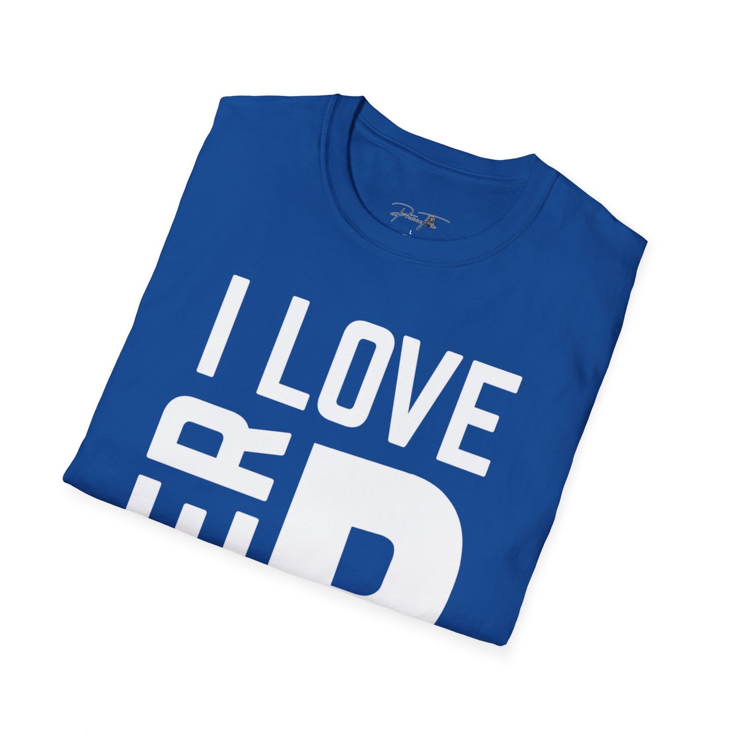 Unisex I Love Her Personality Couples T-Shirt 2 | Unisex Softstyle, Casual Wear, Statement Tee, Birthday Gift, Relationship Shirt