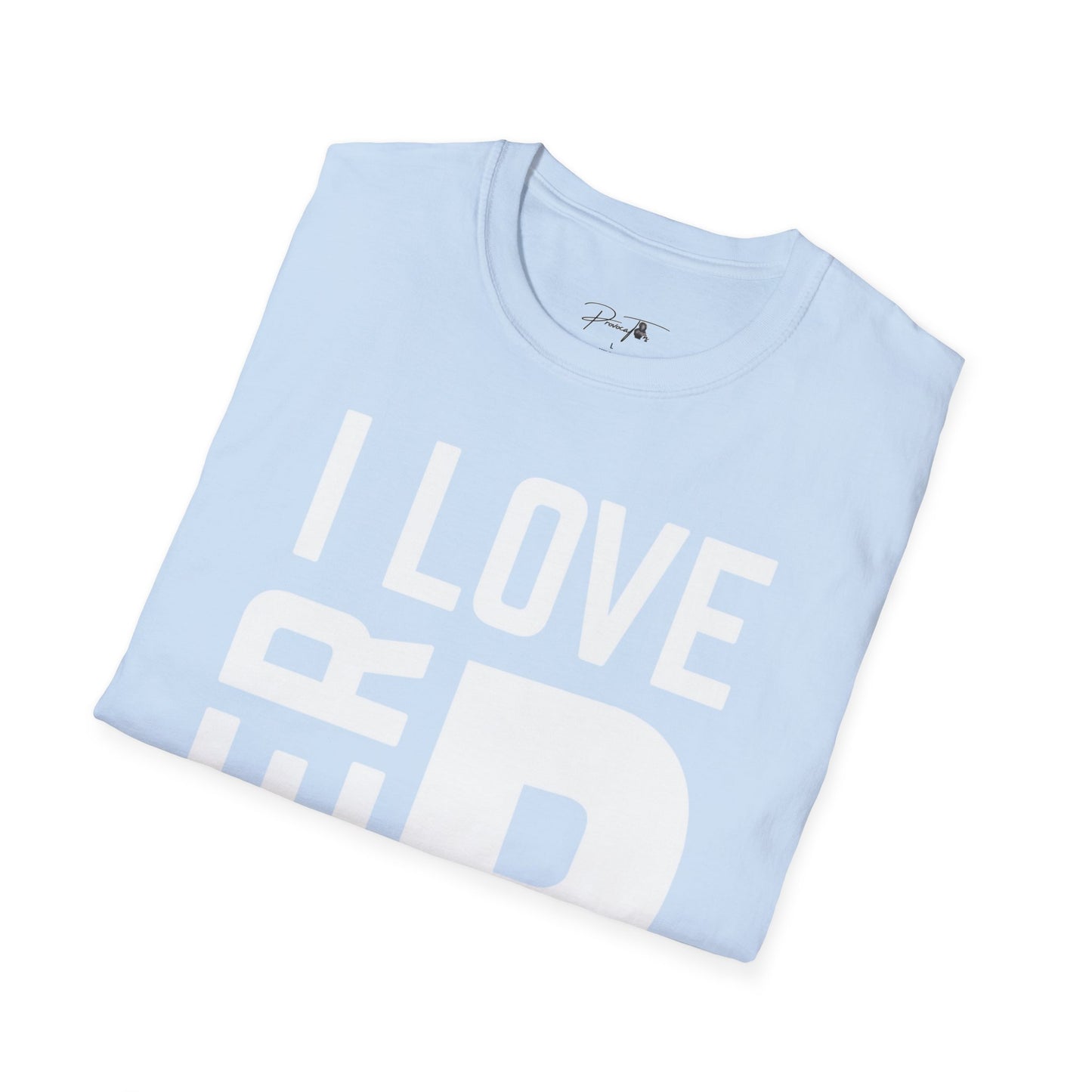 Unisex I Love Her Personality Couples T-Shirt 2 | Unisex Softstyle, Casual Wear, Statement Tee, Birthday Gift, Relationship Shirt