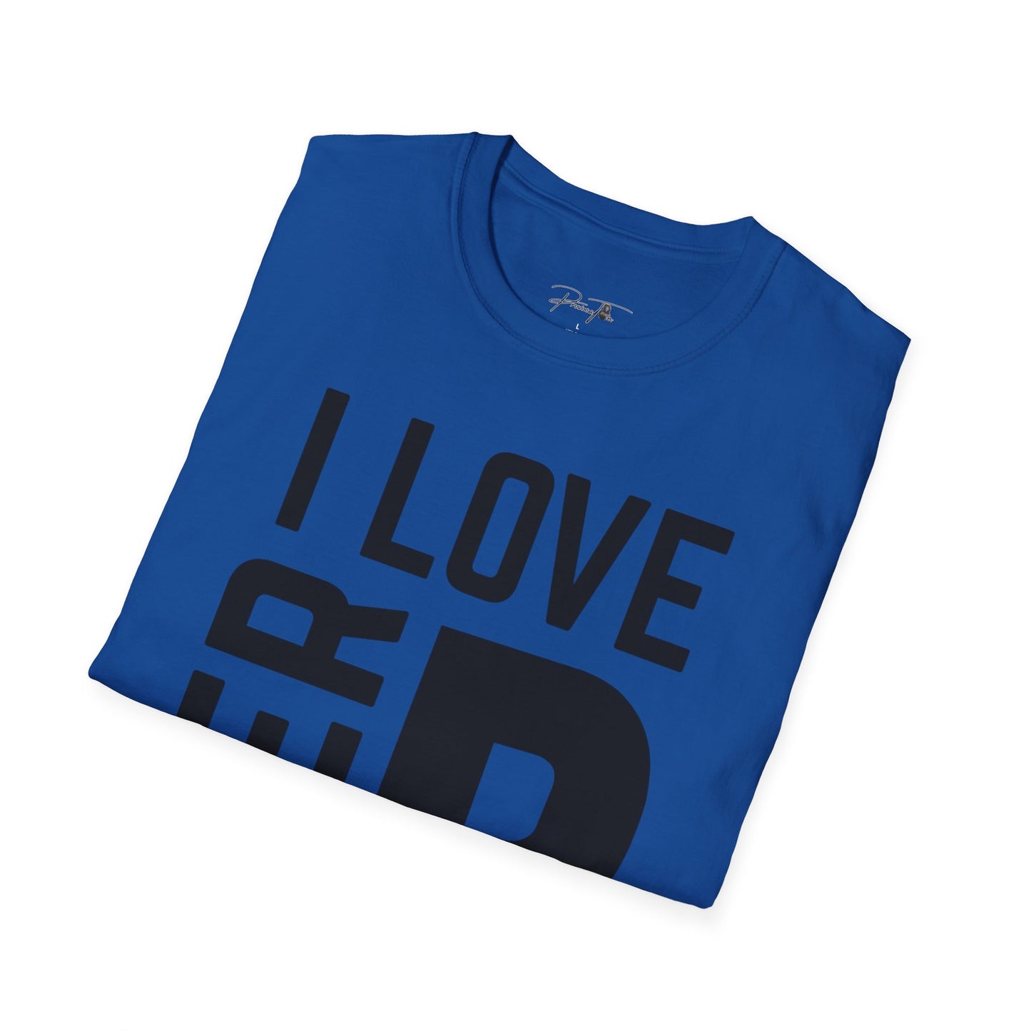 Unisex I Love Her Personality Couples T-Shirt | Unisex Softstyle, Casual Wear, Statement Tee, Birthday Gift, Relationship Shirt