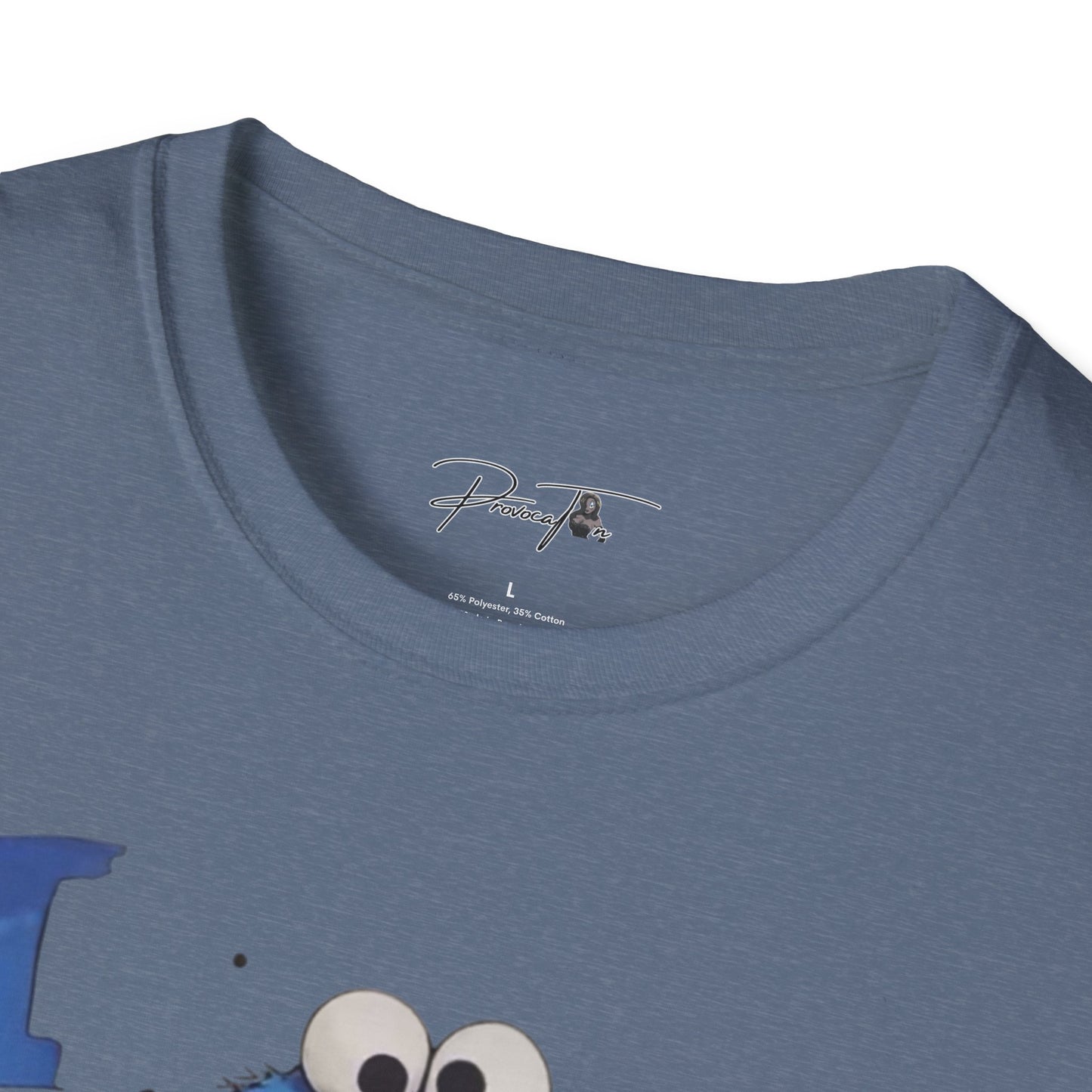 Unisex Cookie Monster Graphic Tee - Softstyle T-Shirt