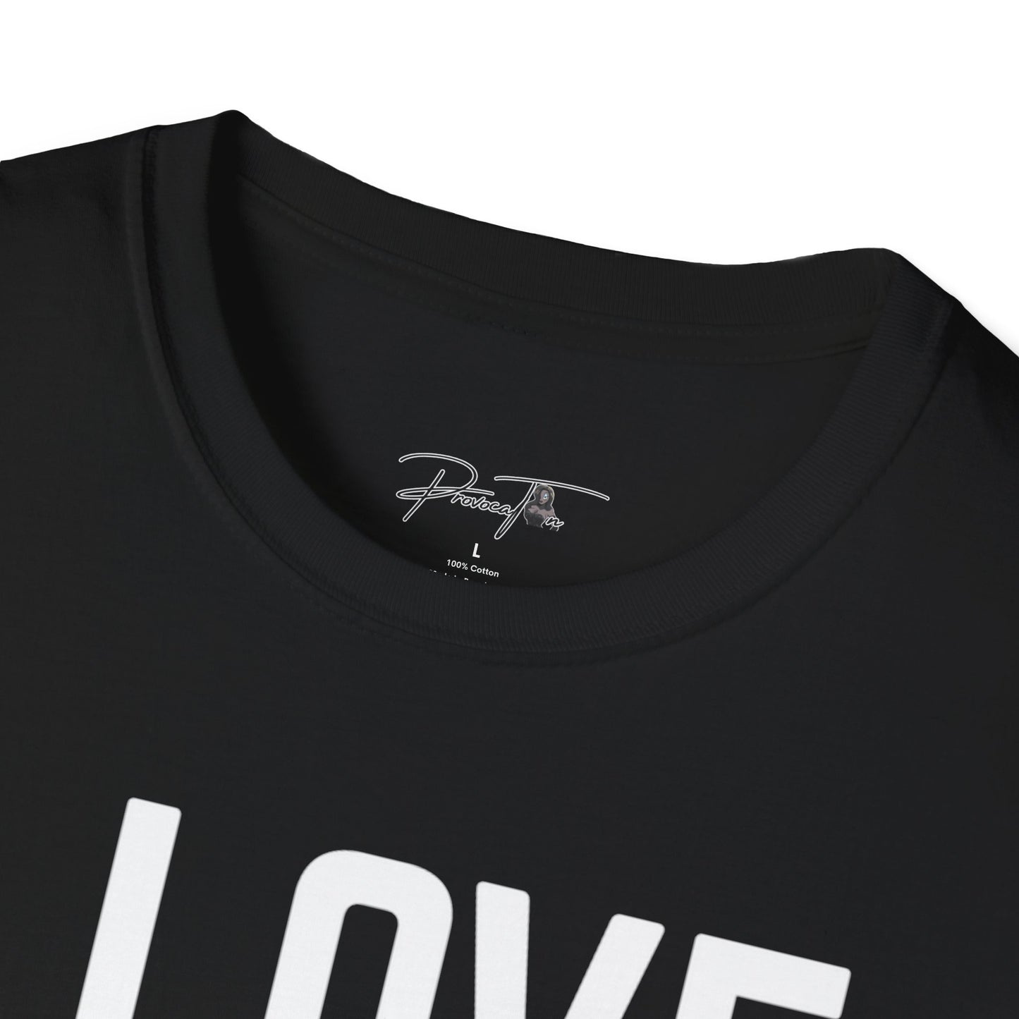 Unisex I Love Her Personality Couples T-Shirt 2 | Unisex Softstyle, Casual Wear, Statement Tee, Birthday Gift, Relationship Shirt
